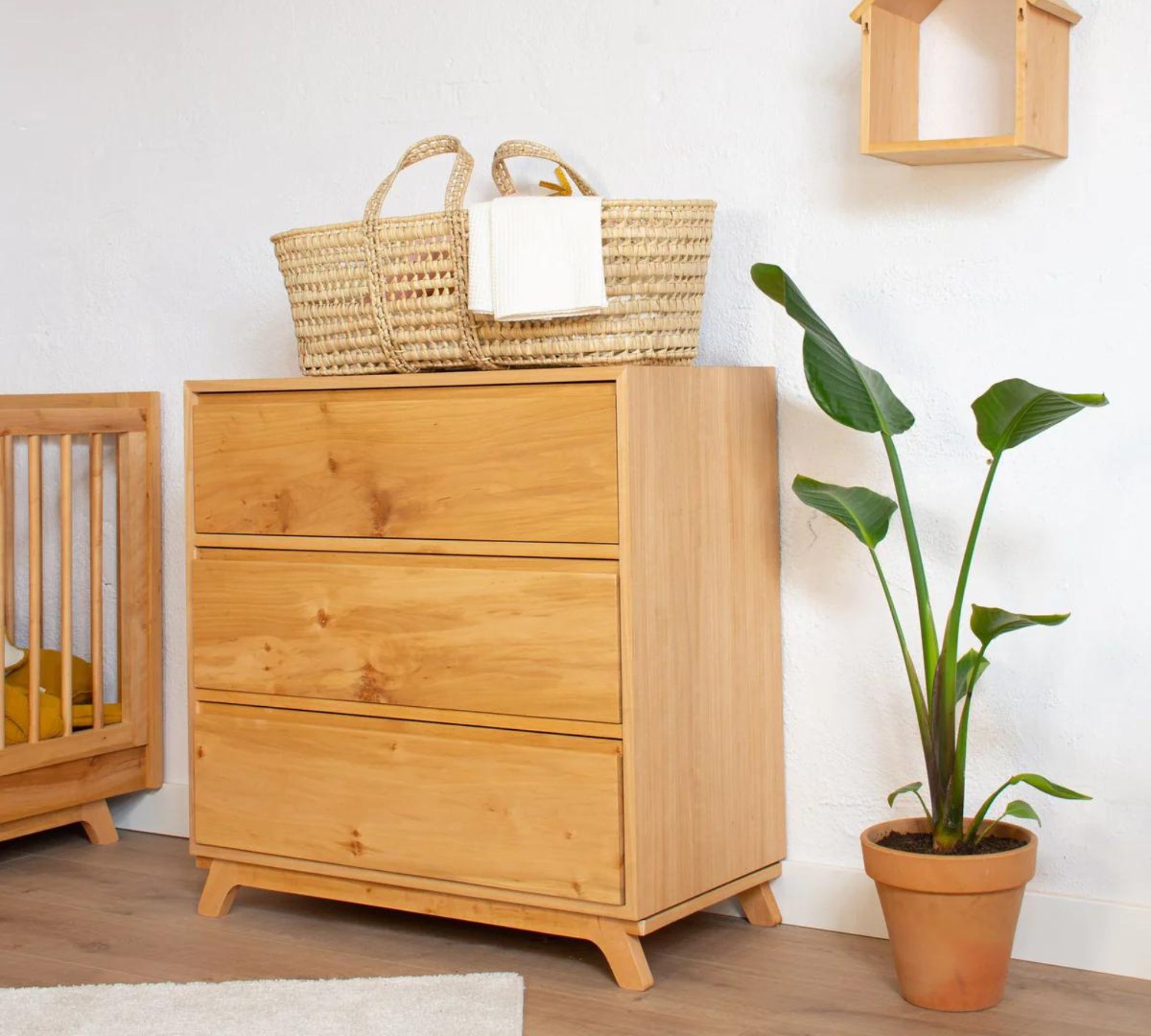 Soleil Kommode Holz Braun