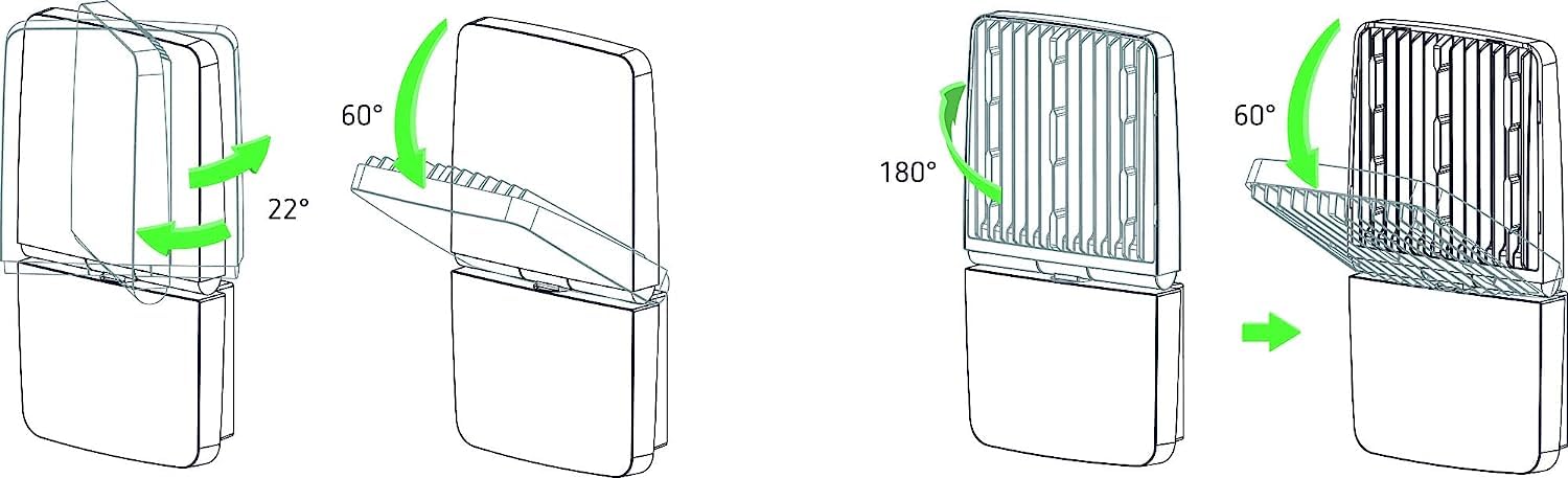 Außenleuchte Aluminium Weiß