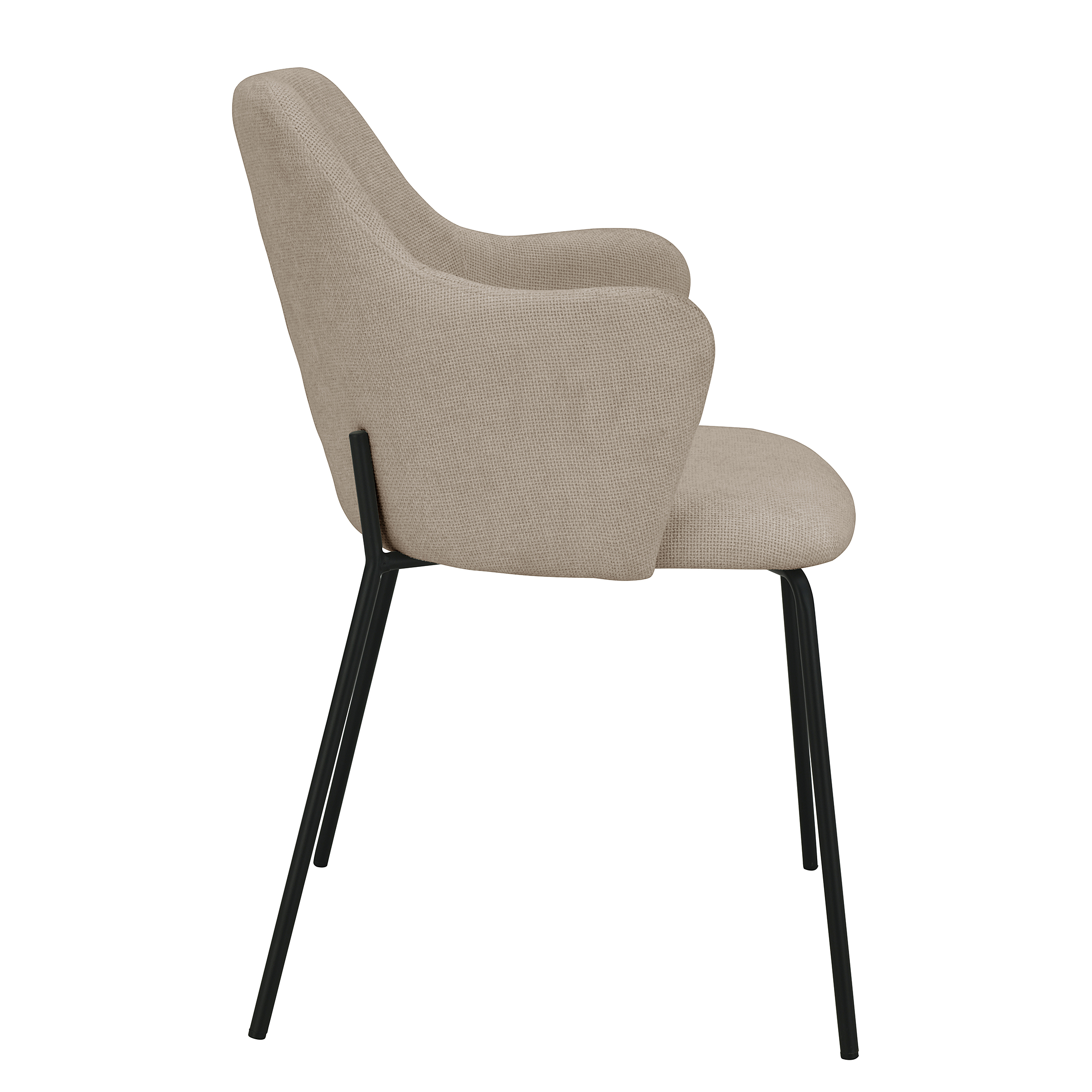 2x Esszimmerstuhl Becolla Taupe
