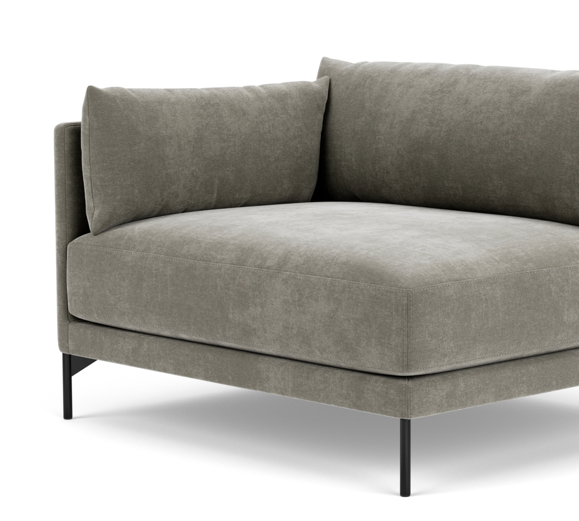 Vincent 1-Sitzer Modul Links Planet Grey Green