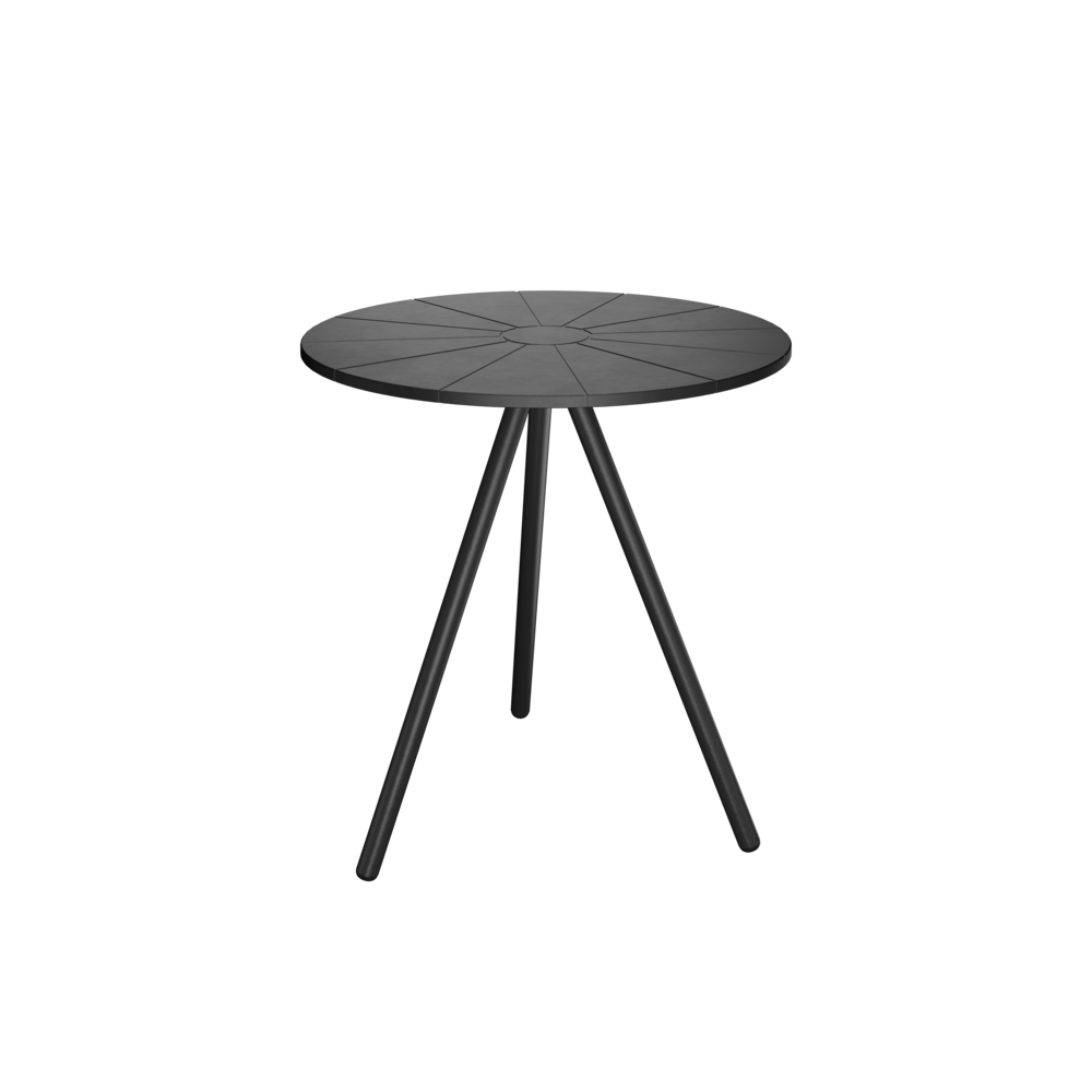 NAMI Bistrotisch Schwarz 64 x 73 cm