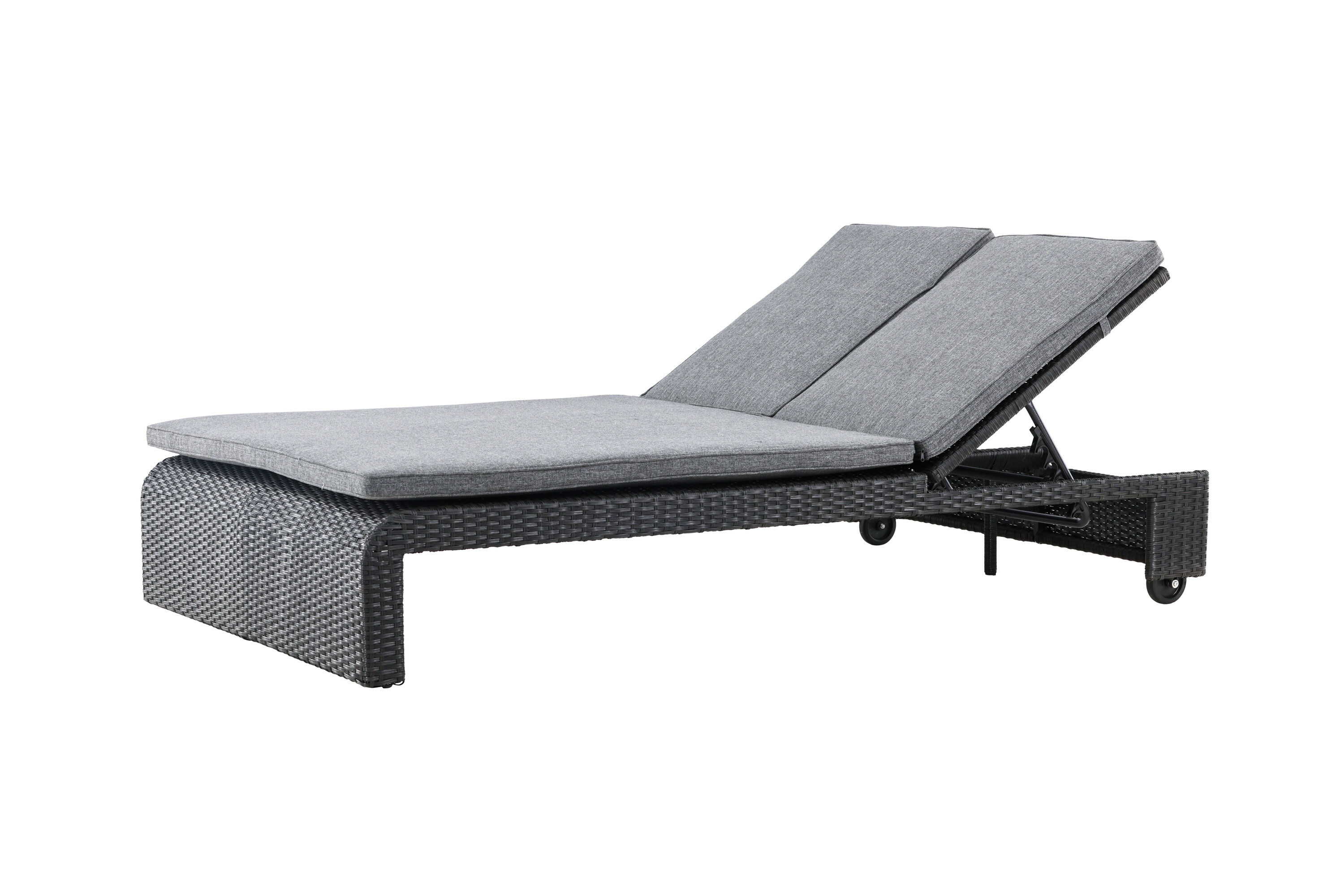 London Sonnenbank Spunpolyester Schwarz Dunkelgrau