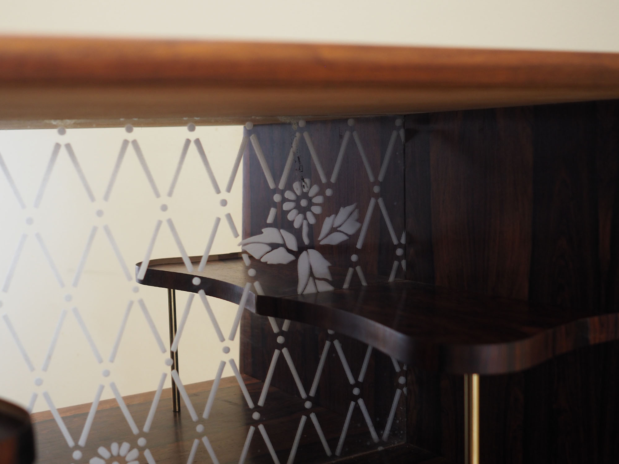 Highboard Teakholz 1970er Jahre