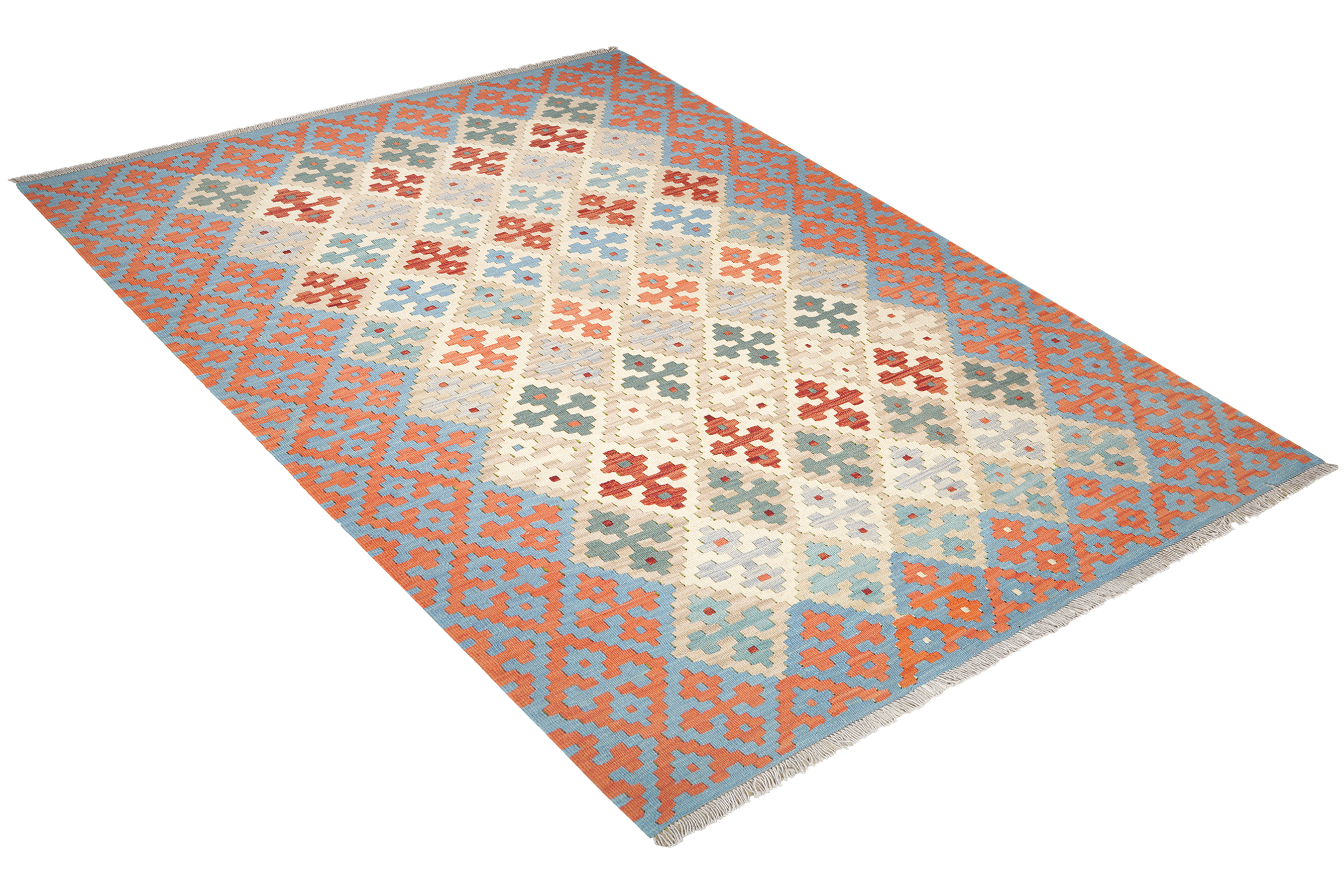 Kelim Gashgai Wolle Mehrfarbig