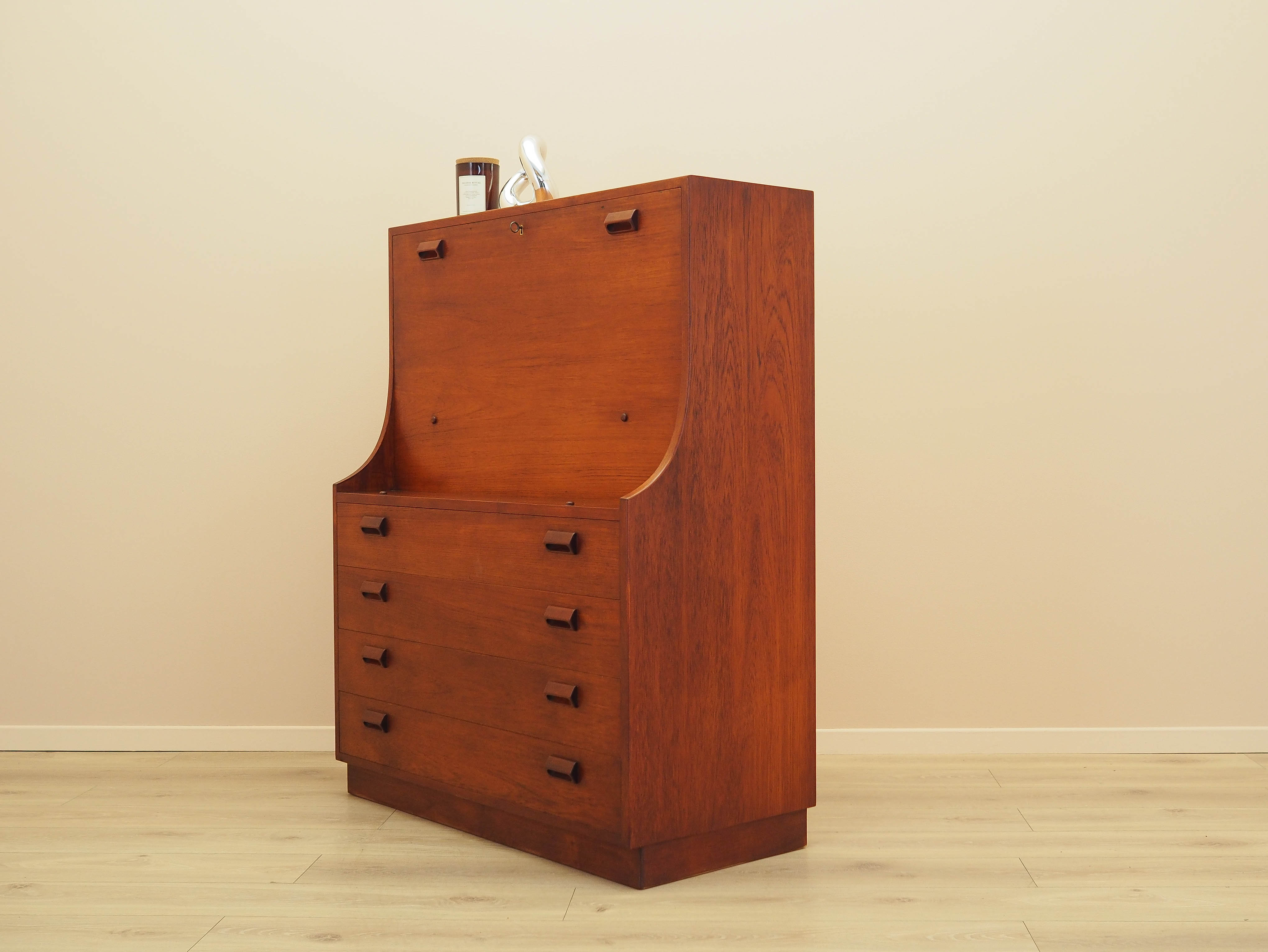 Teak secretary desk