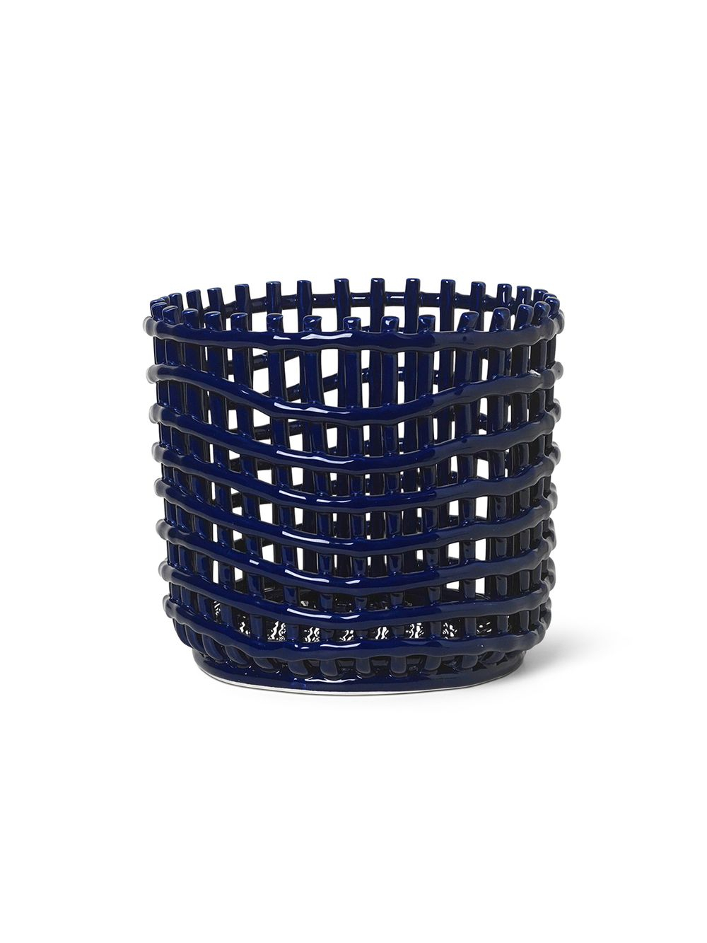 Ceramic Korb Blau