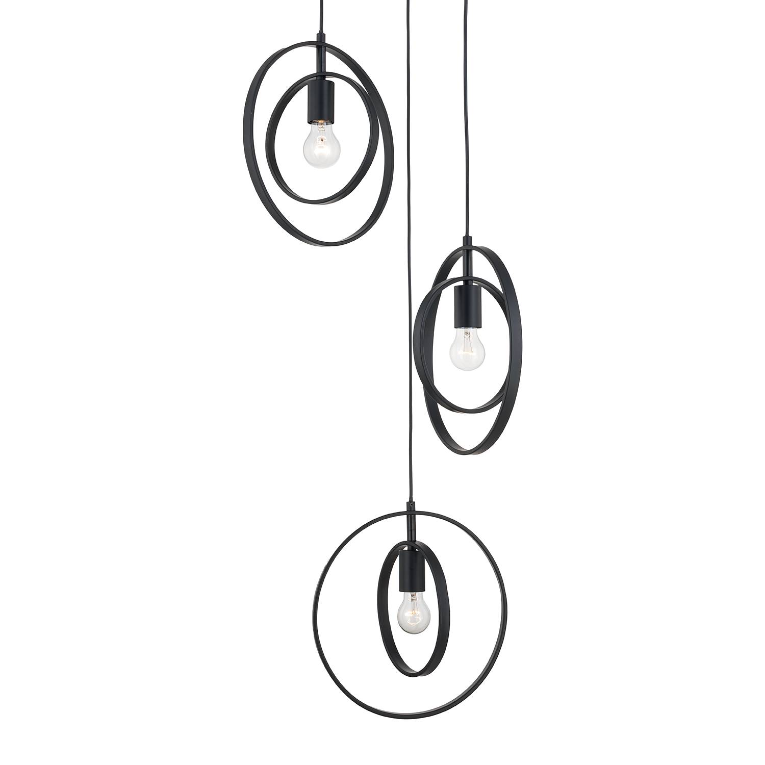 Pendant lamp Mallavi II Black