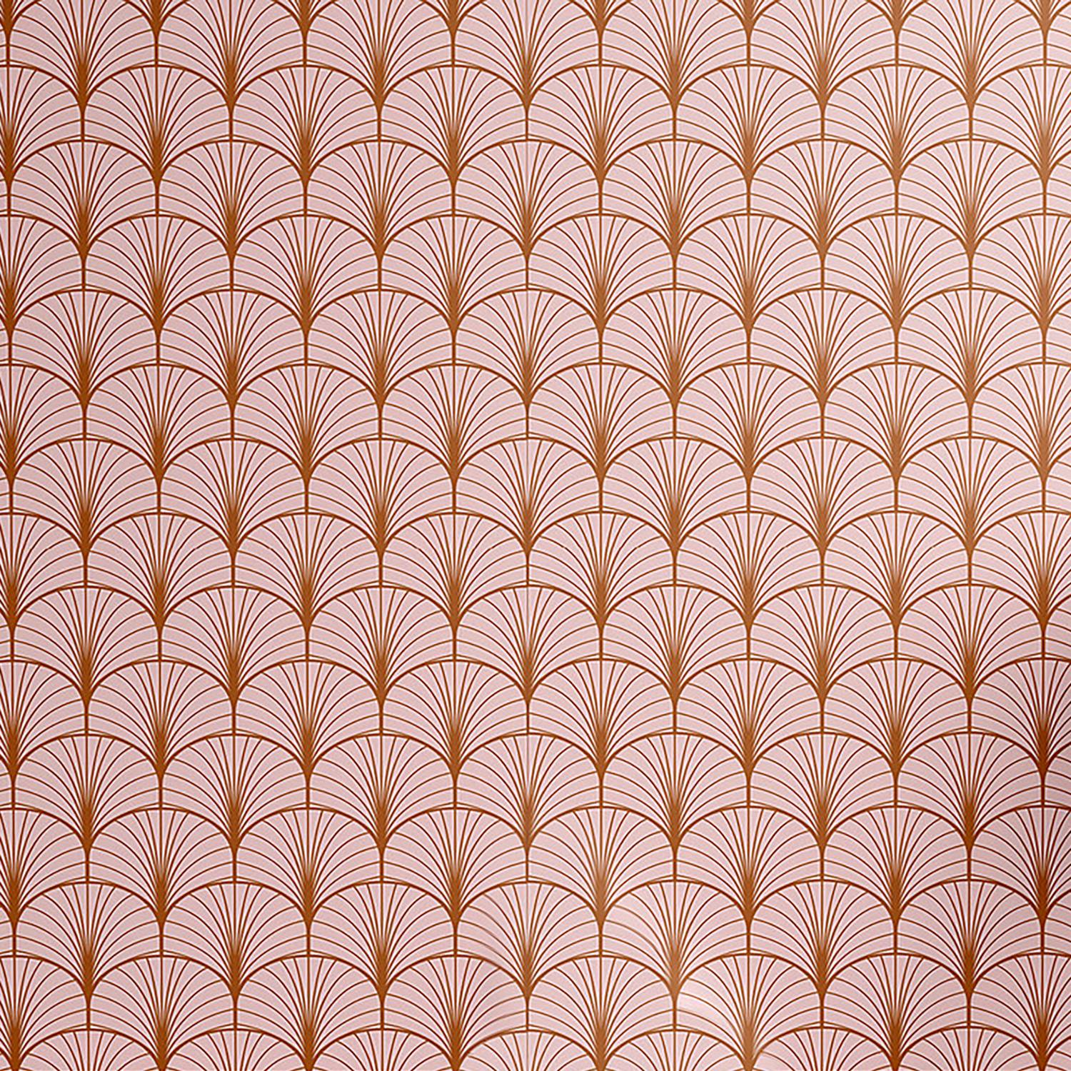 Tapete Blush Pink PVC Rosa Höhe: 90 cm