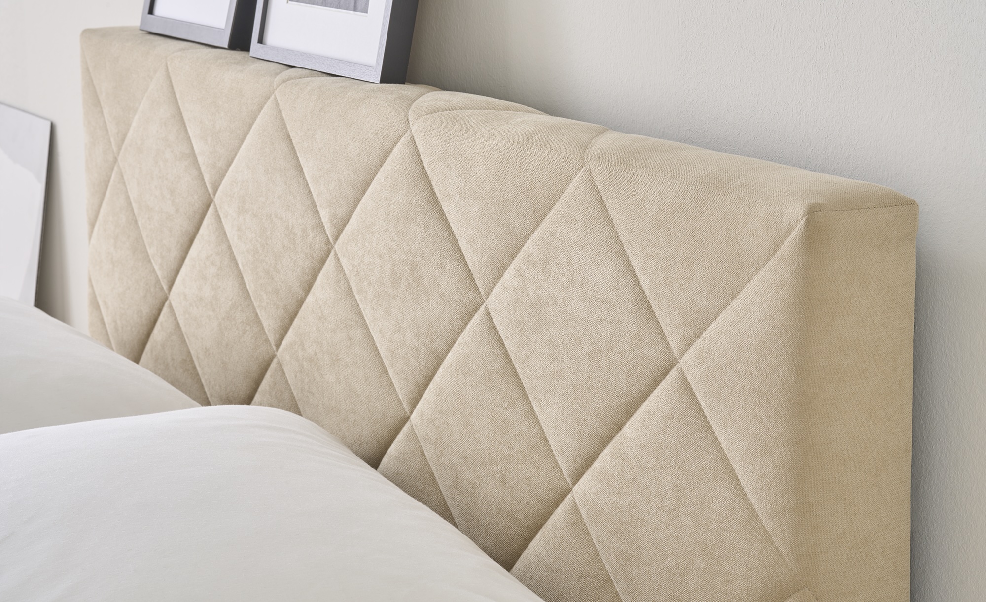 Princess Boxspringbett mit Bettkasten Beige