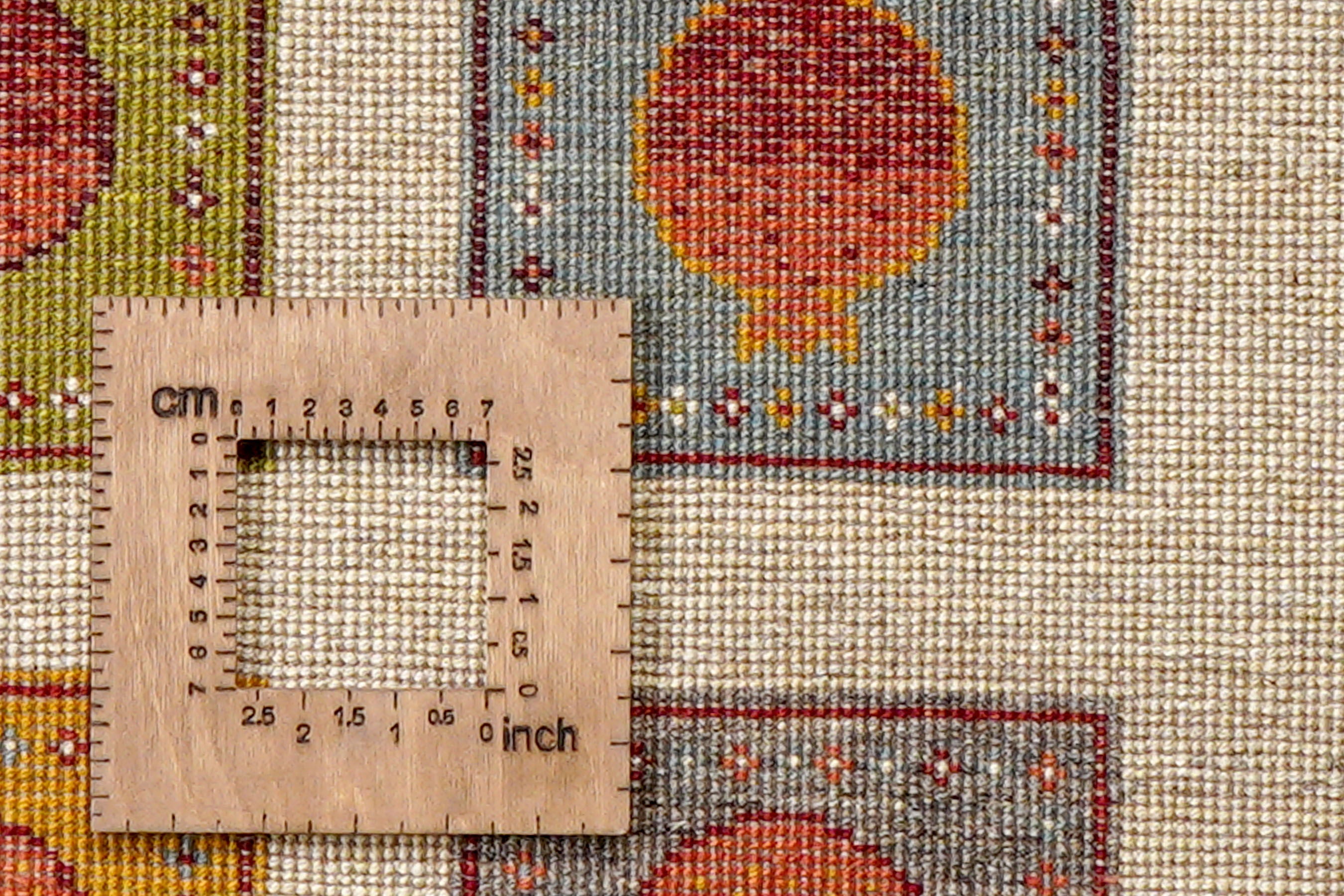 Tappeto Gabbeh Rizbaf lana beige