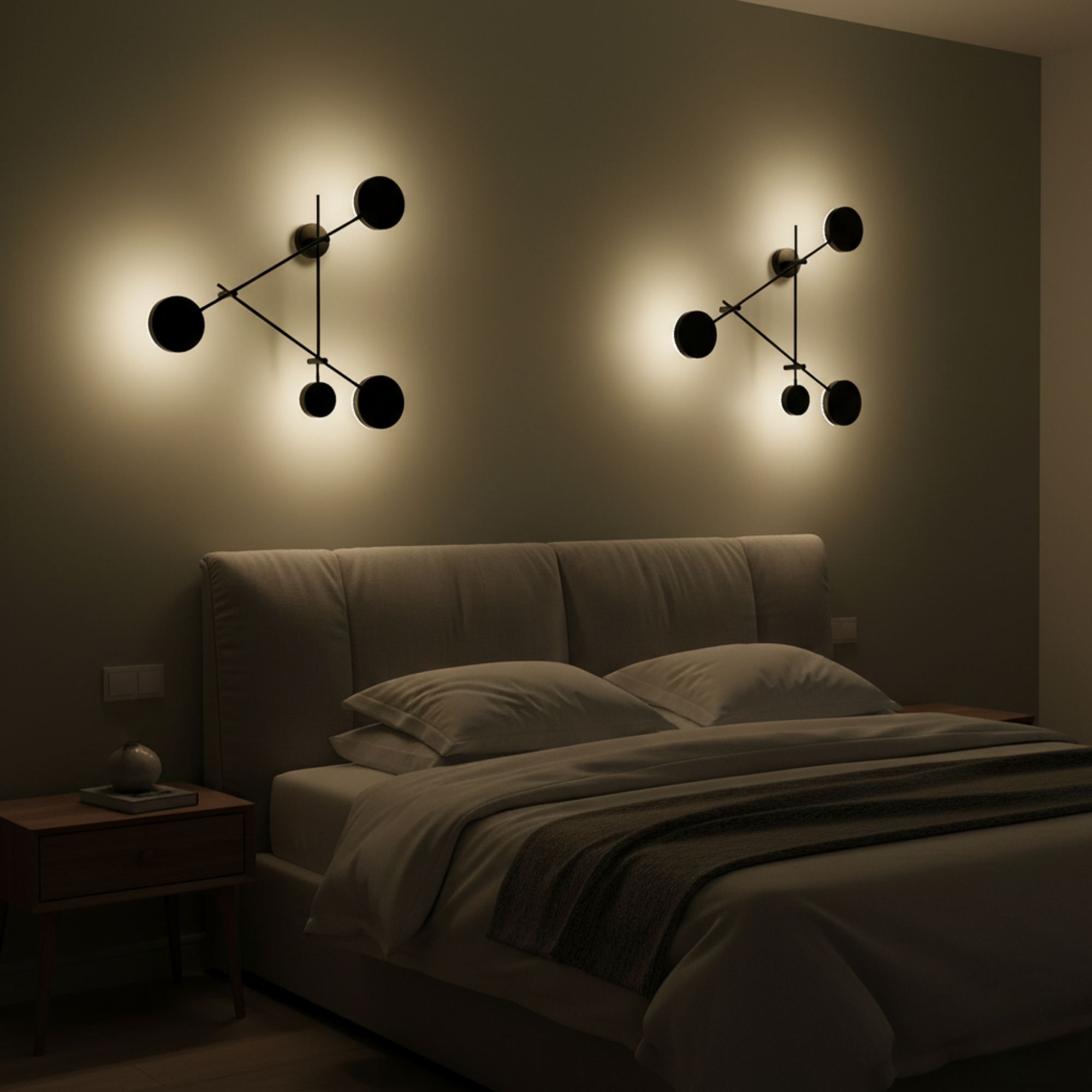 Ledos Wall Lamp Metal Black