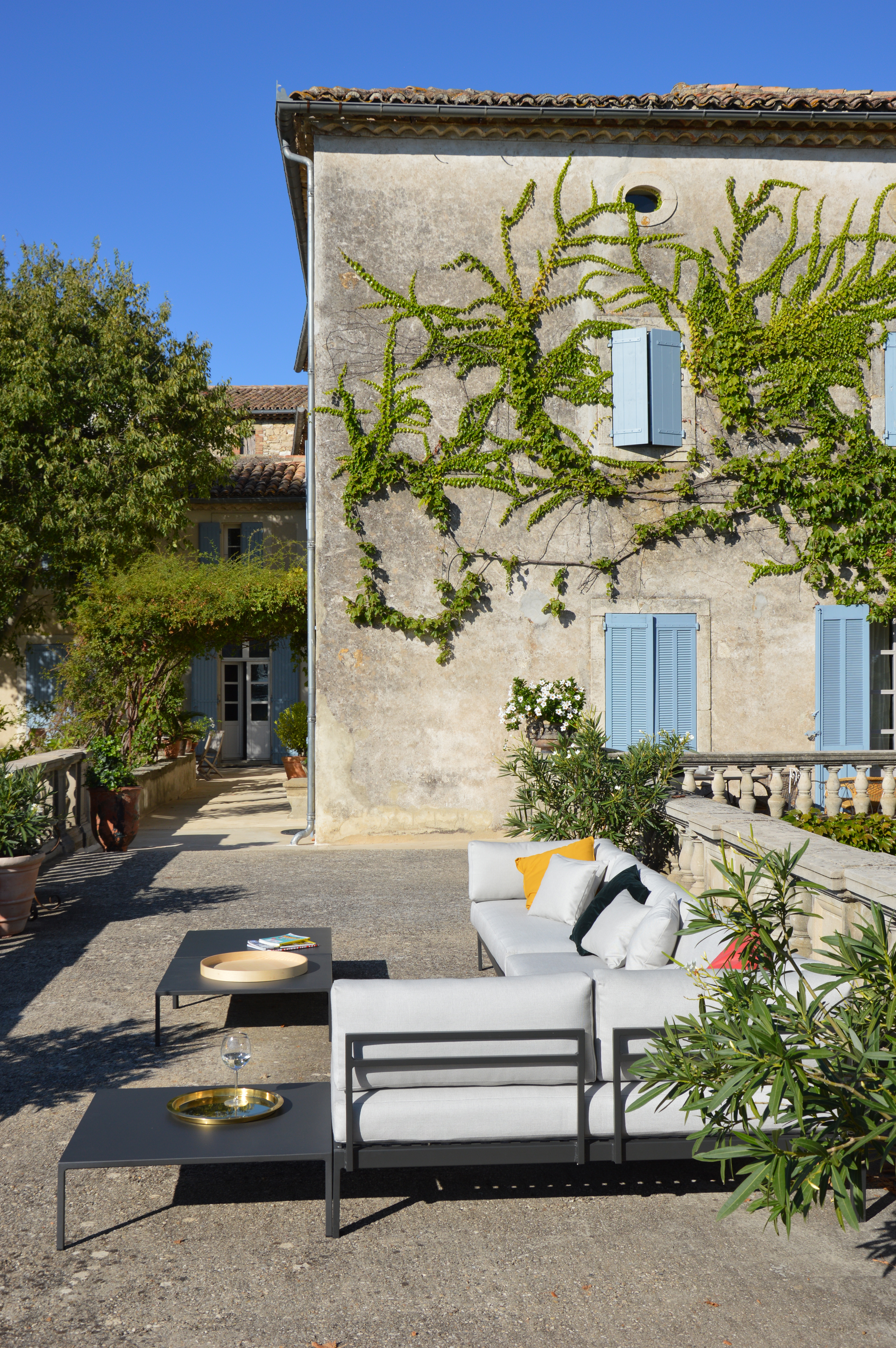 L03 Modulares Lounge-Set Anthrazit