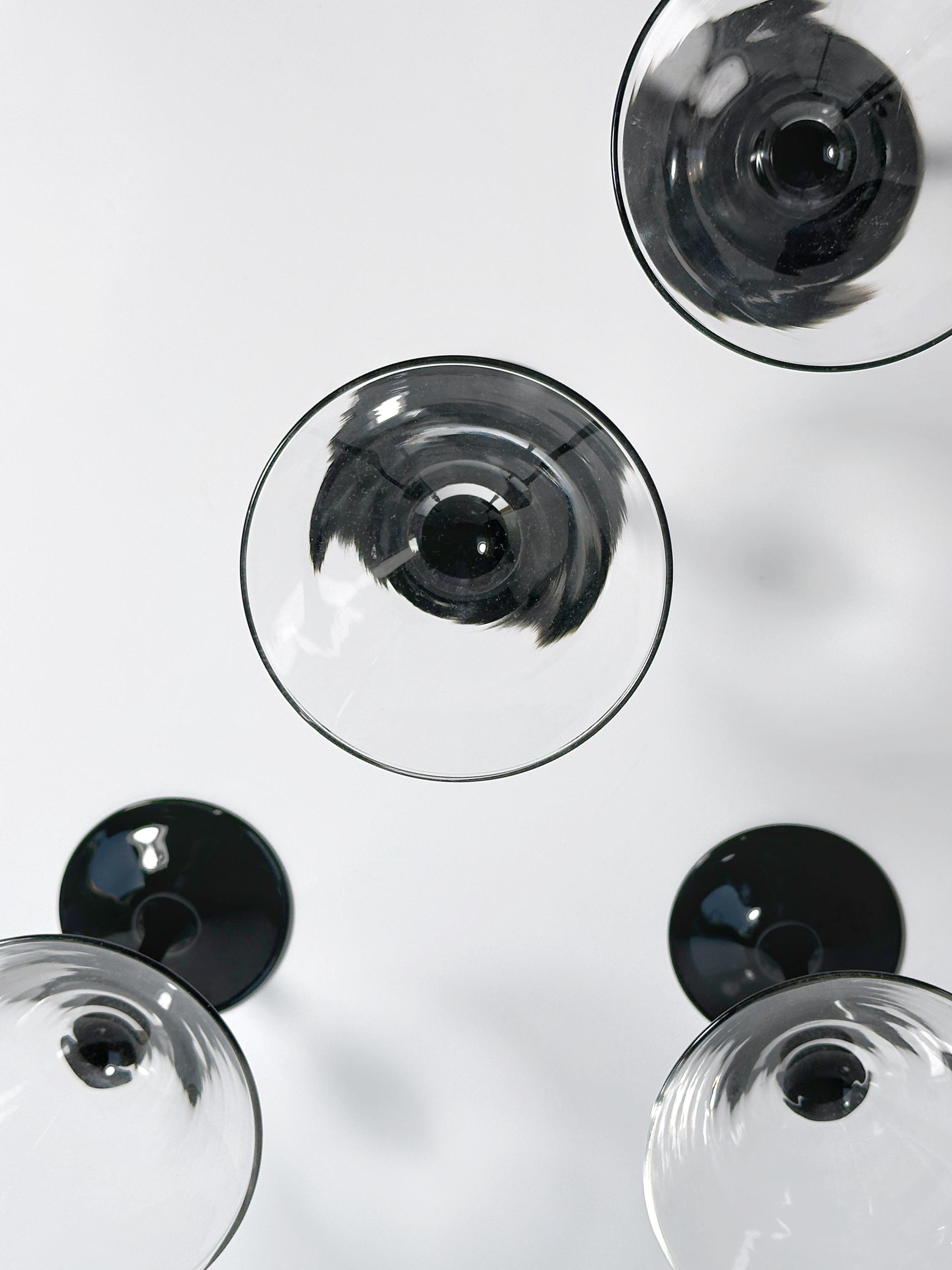 4x Bicchieri da Martini Vintage Francia anni '80