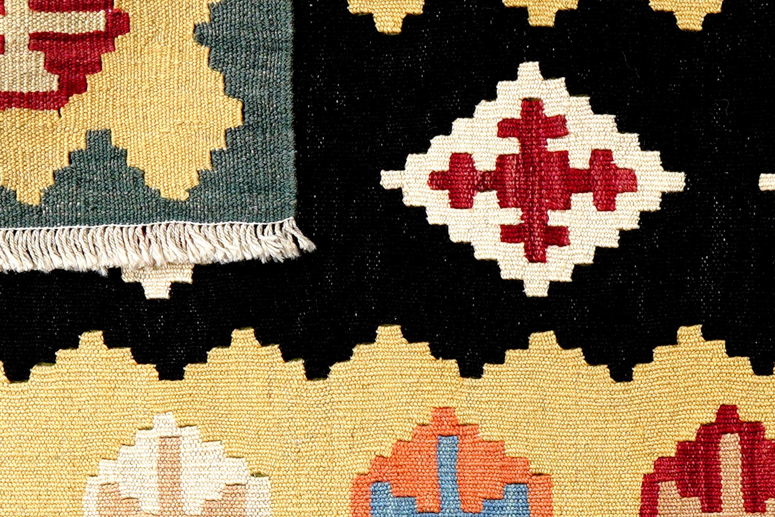 Kilim Gashgai Teppich Mehrfarbig