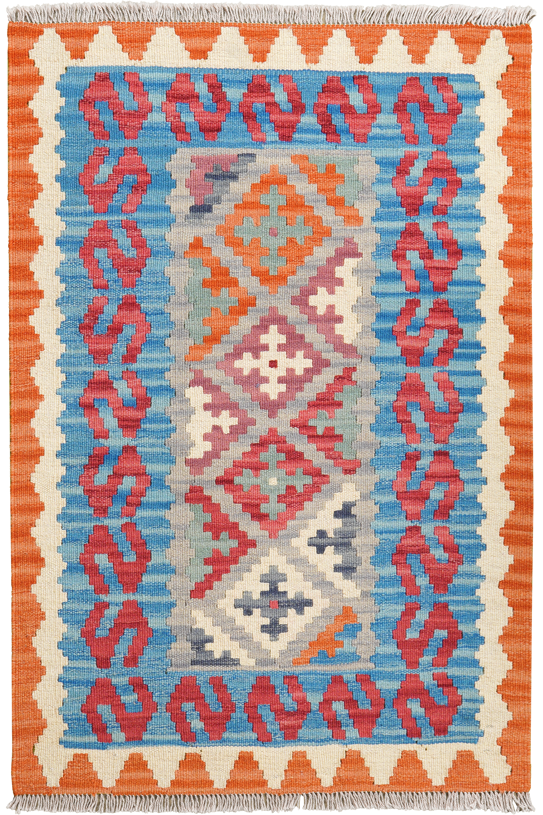 Kilim Gashgai Teppich Mehrfarbig