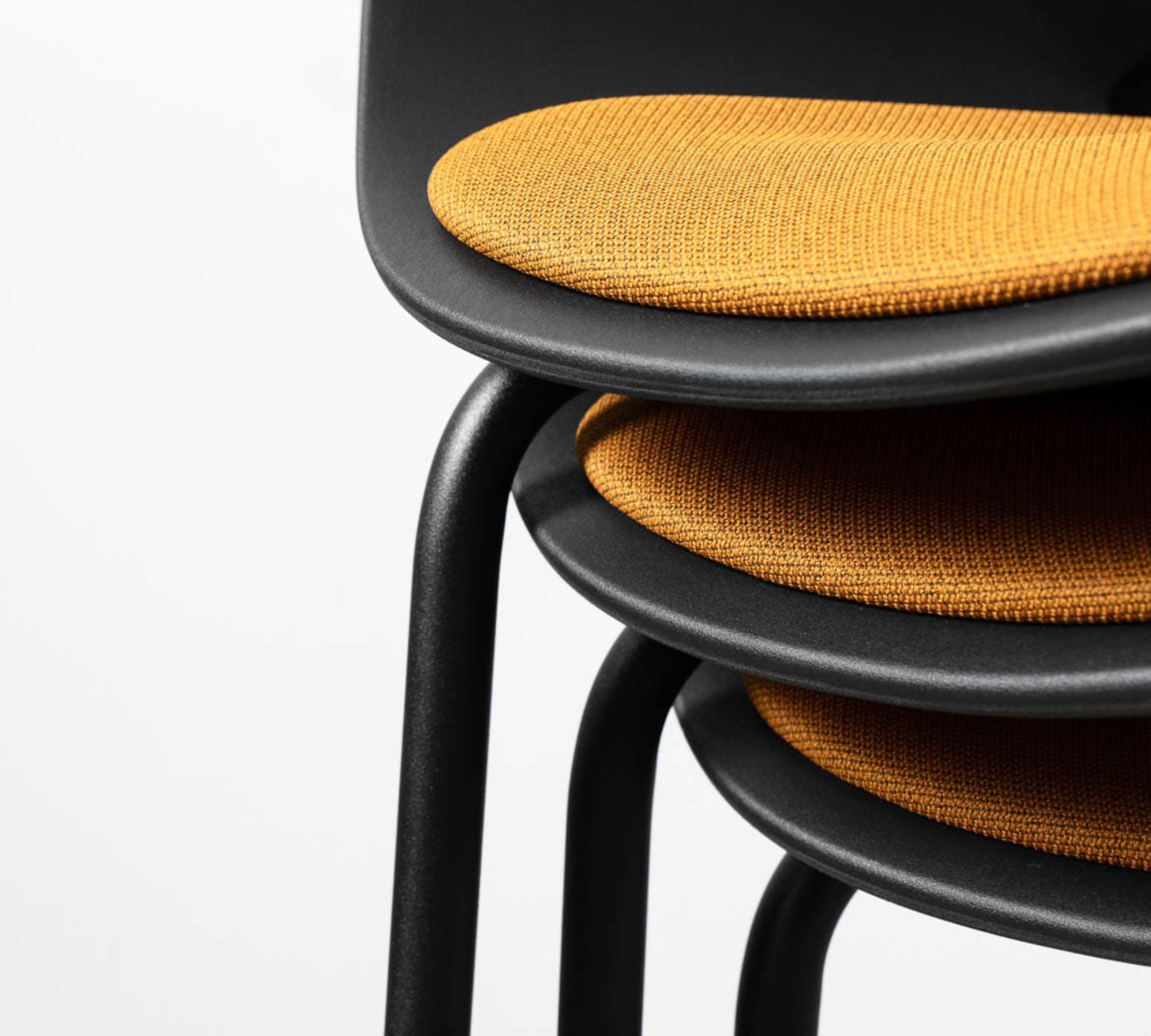 FALK Stuhl Stahl Pulverbeschichtet Kunststoff Terrakotta