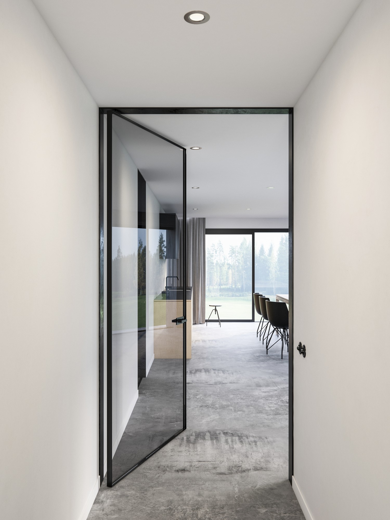 Siege Recessed Spotlight Nickel