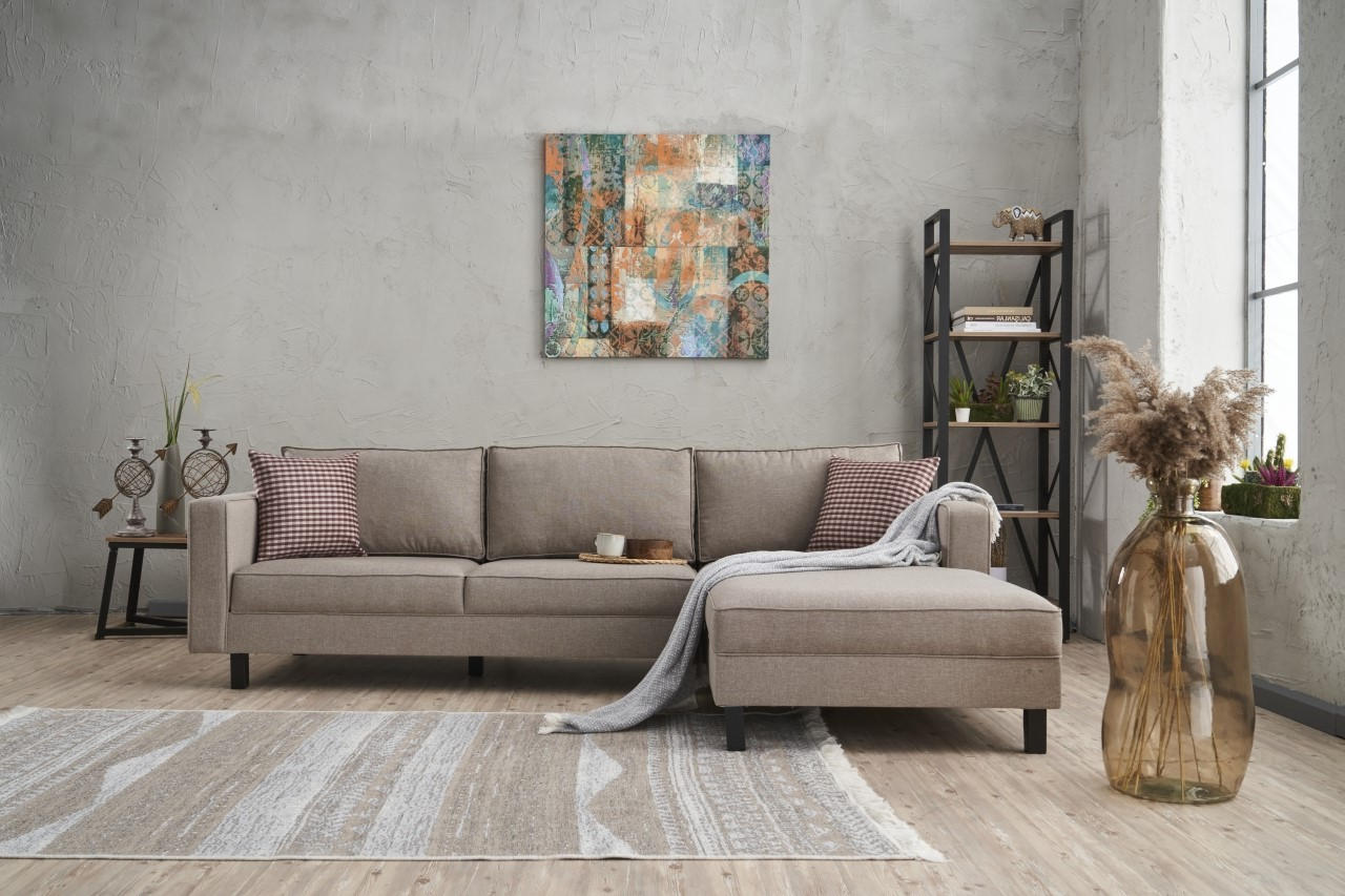 Kale Sofa Récamiere Rechts Creme