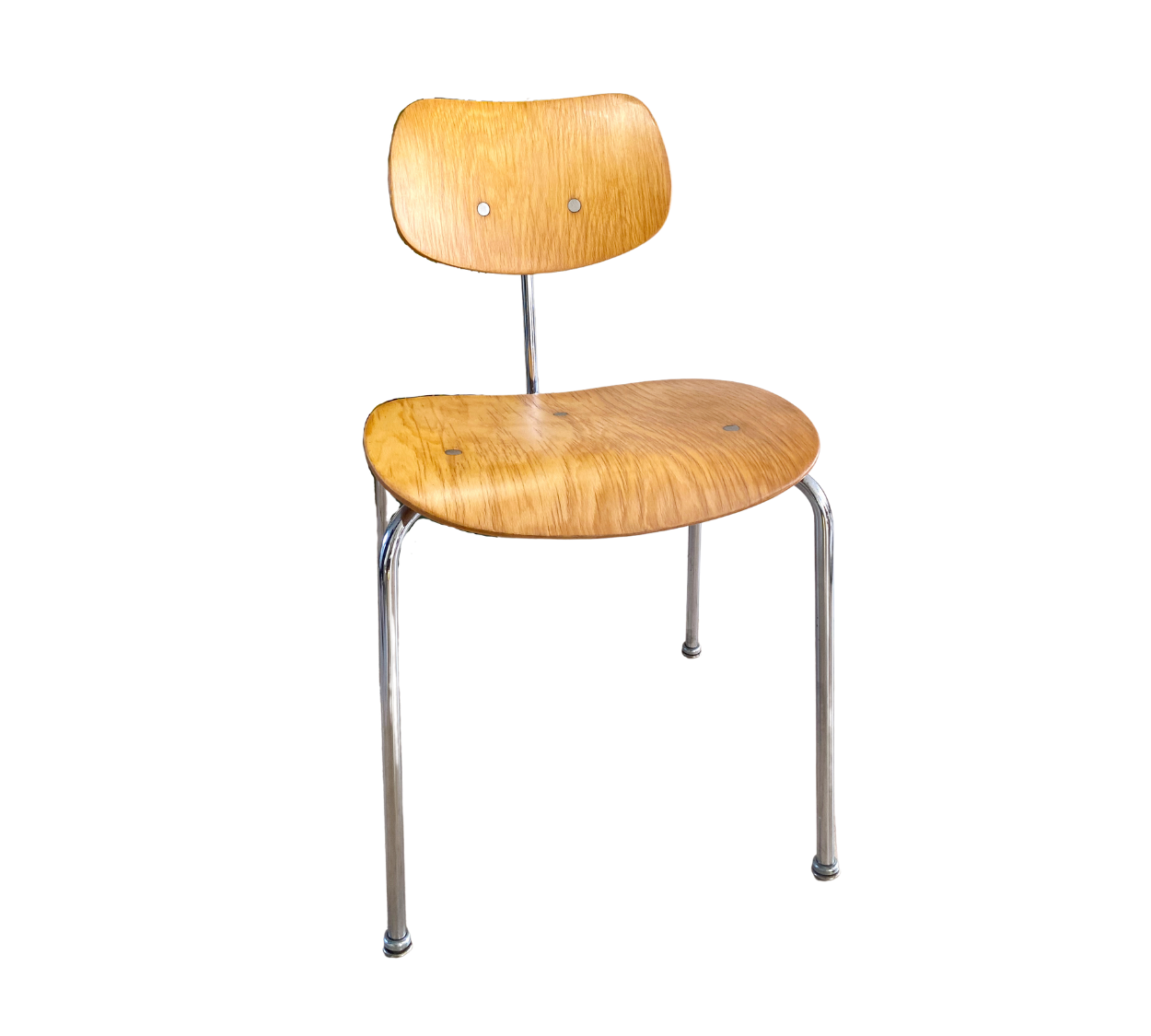 Wilde&Spieth Eiermann SE 68 Stuhl Holz Beige