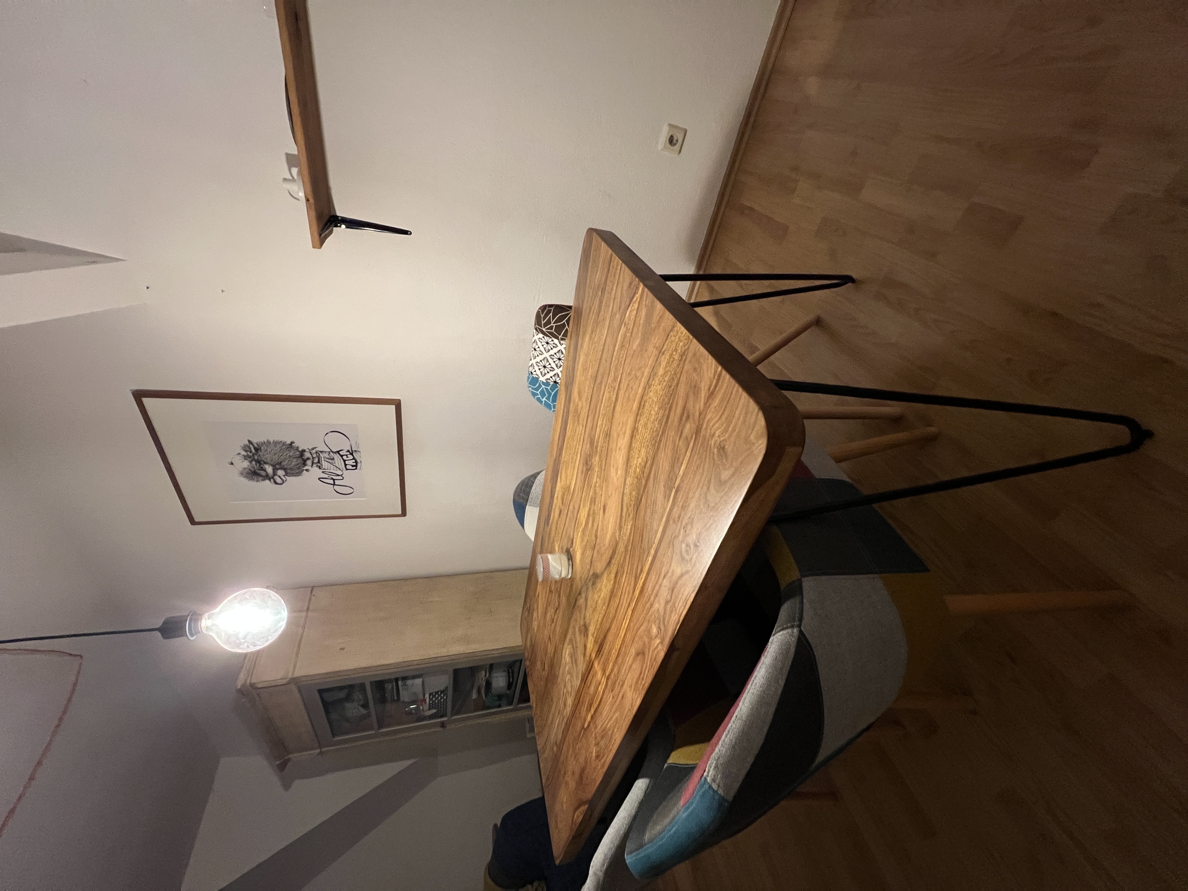 Esstisch Eiche Hairpin Legs Braun