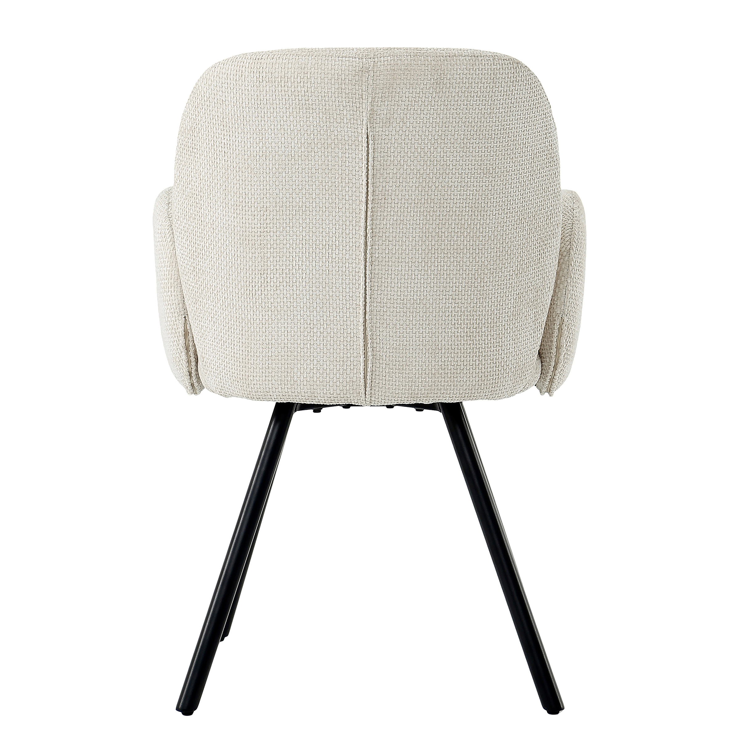 2x Armlehnenstuhl EVAC Creme