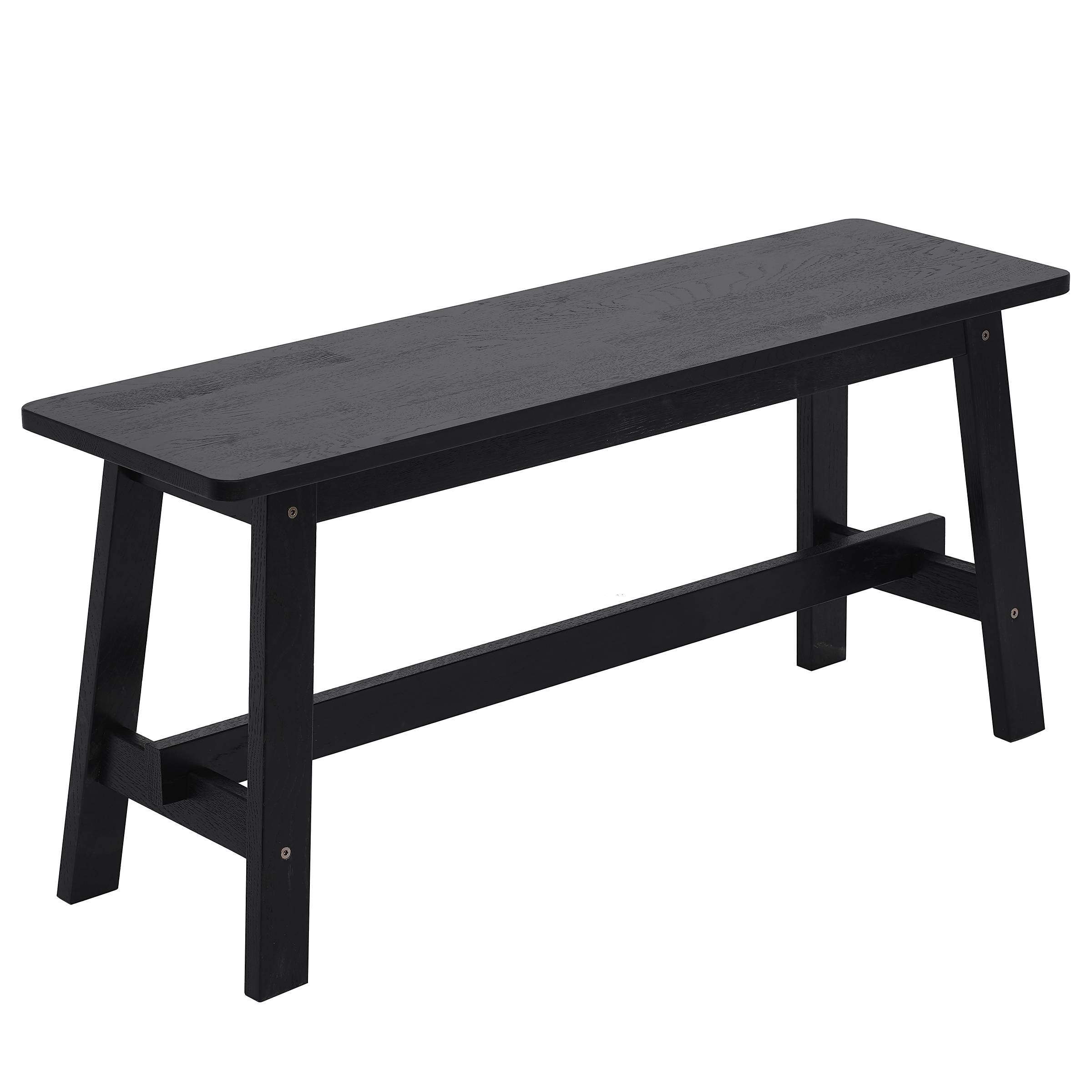 Woods Cross Wardrobe Bench Solid Oak Black Oak