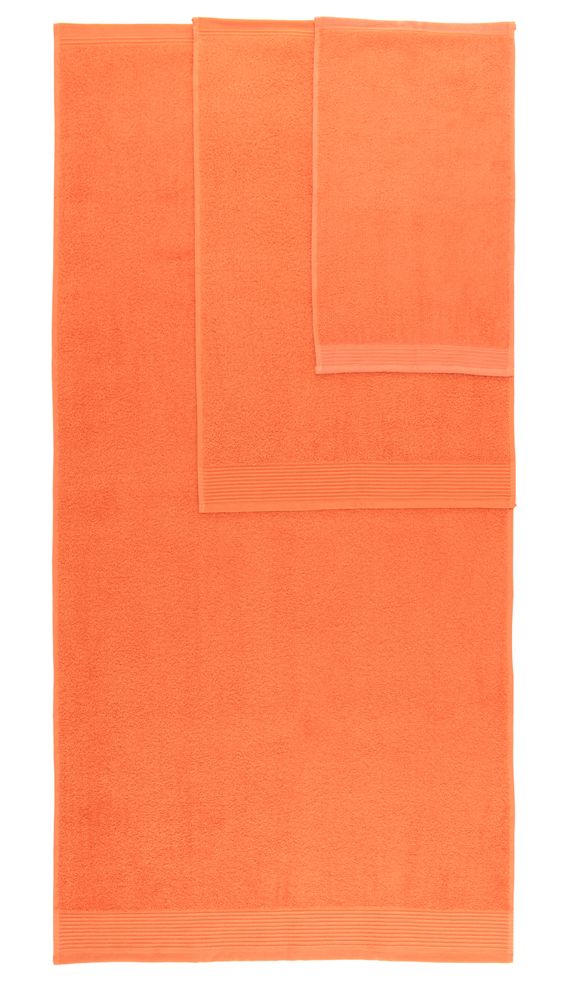 8-tlg. Frottier Handtuch-Set Orange Öko-Tex Standard 100