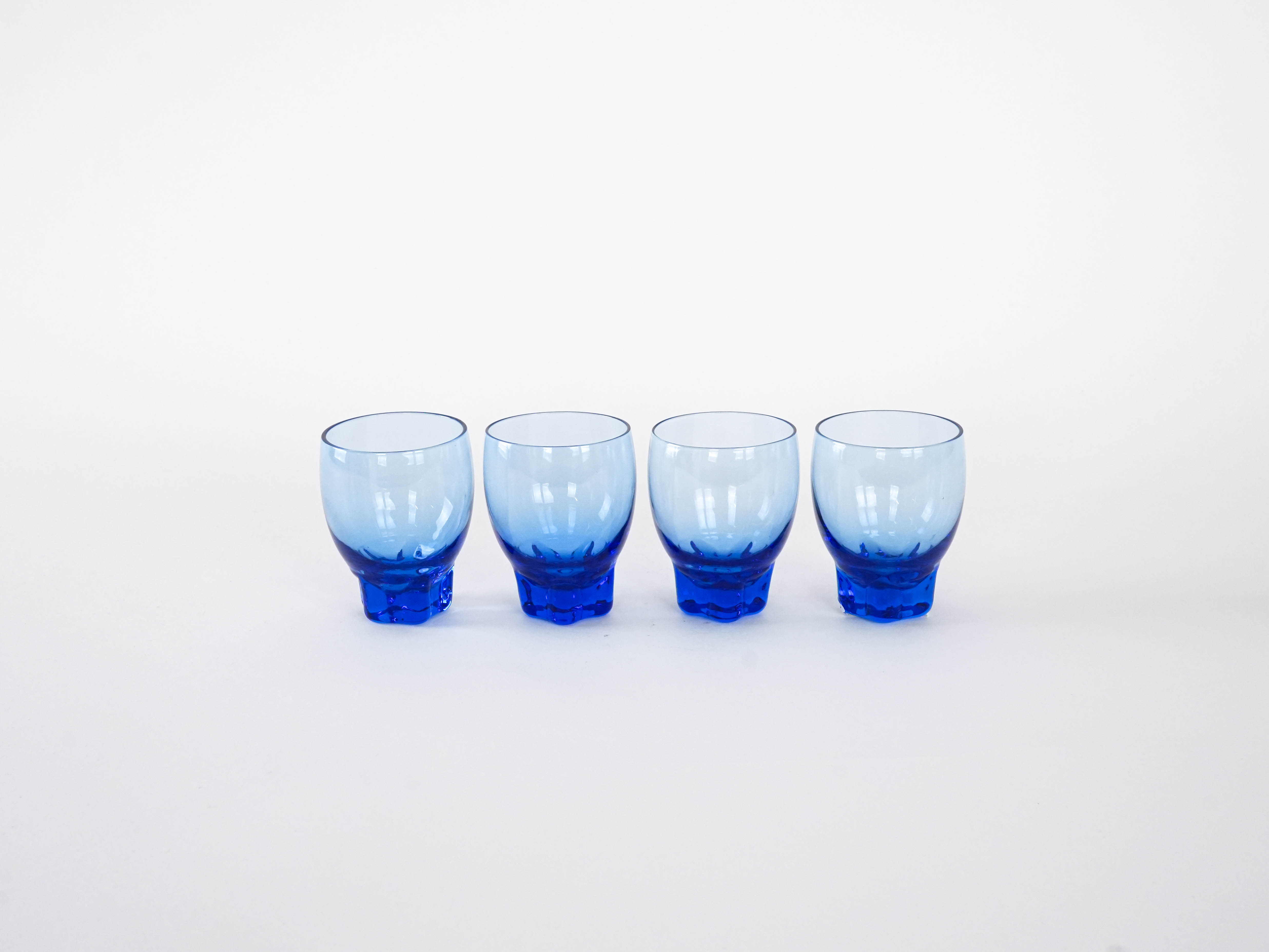 Cobalt glasses 4x Blue