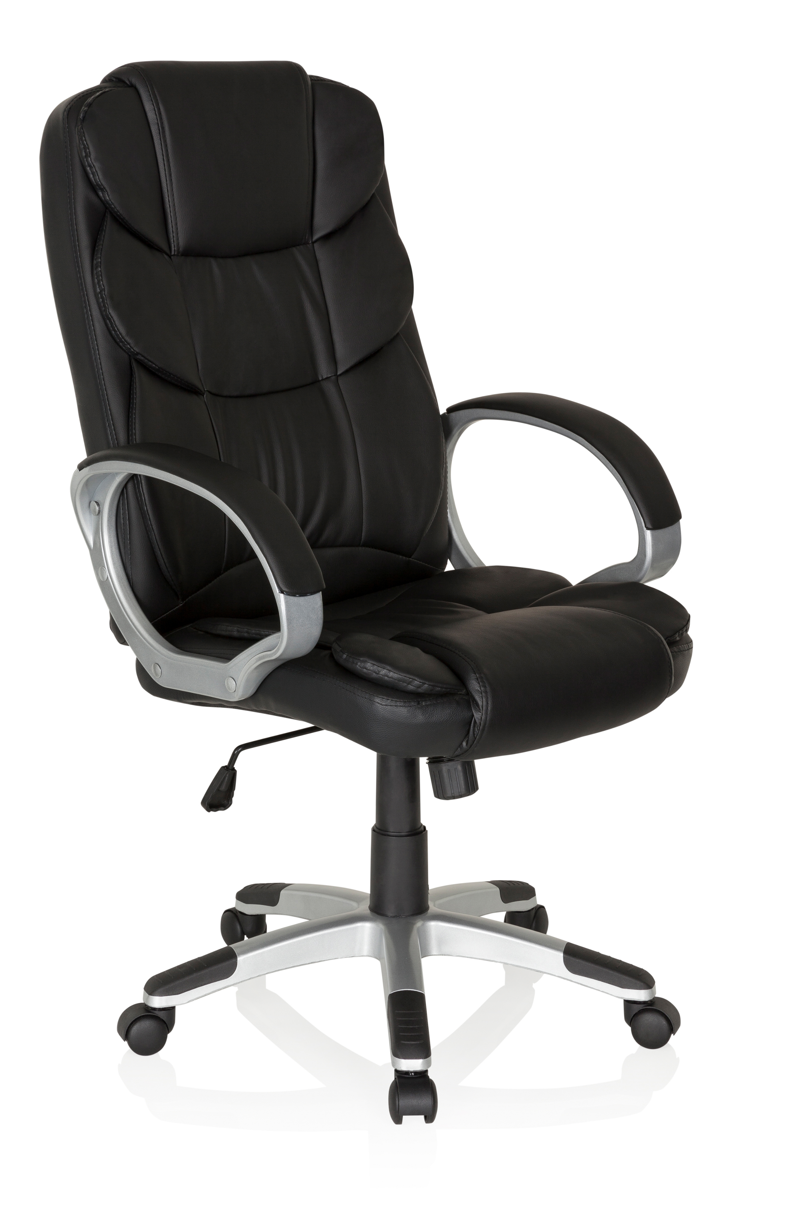 Office chair Faux leather Black