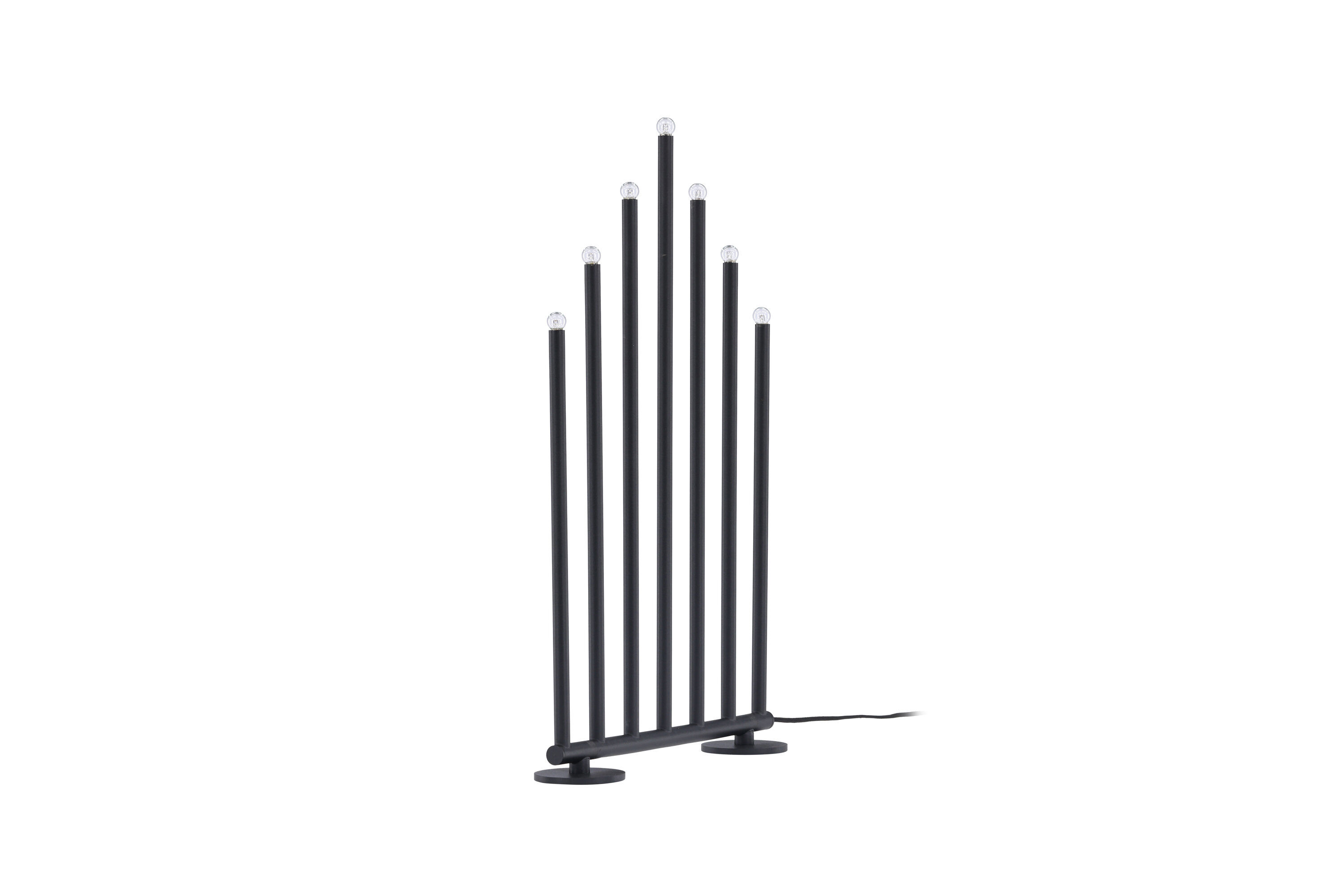 Björnfjället Candle holder Steel Matte Black