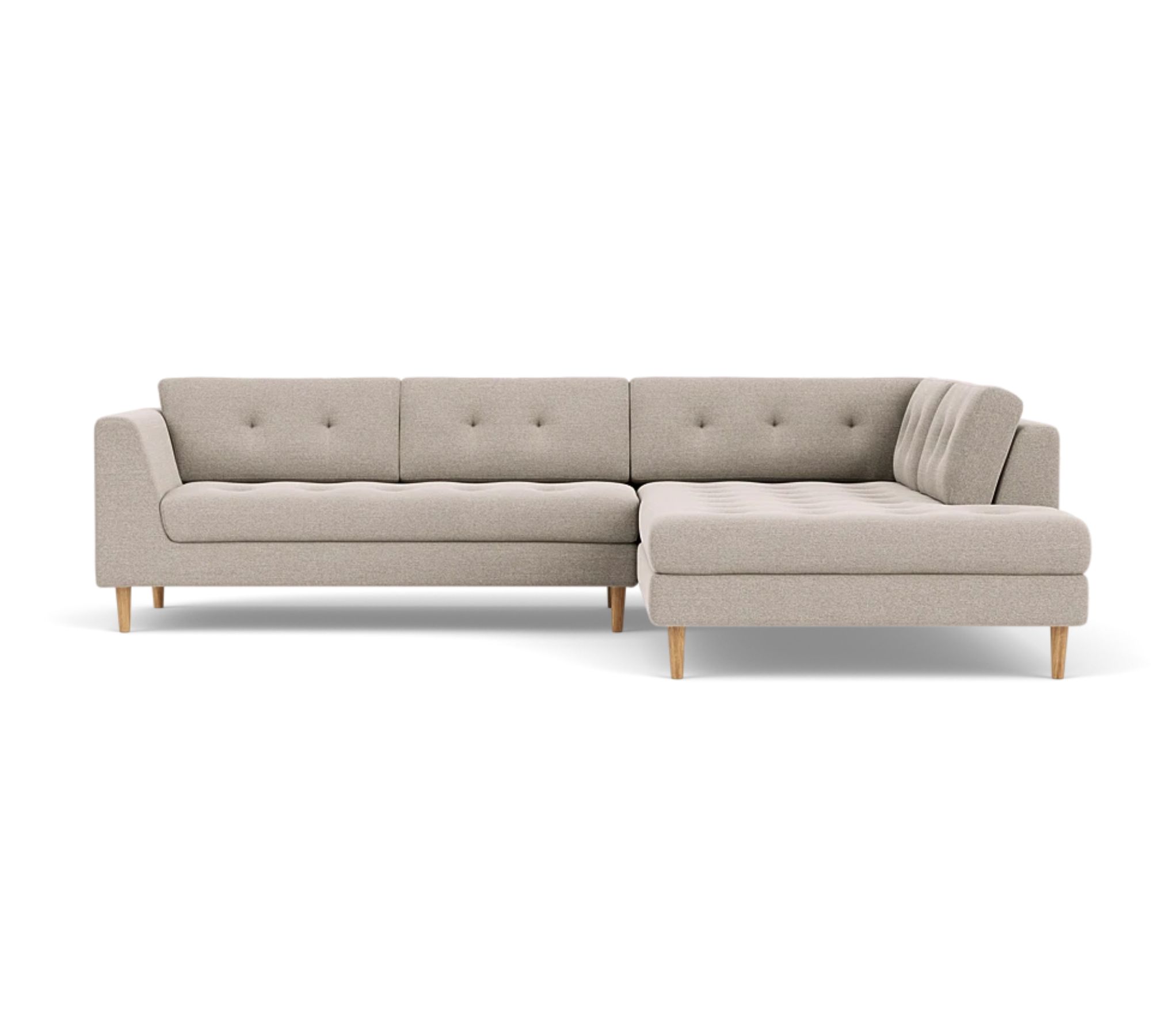 Nelson Sofa Récamiere Rechts Agnes Brown