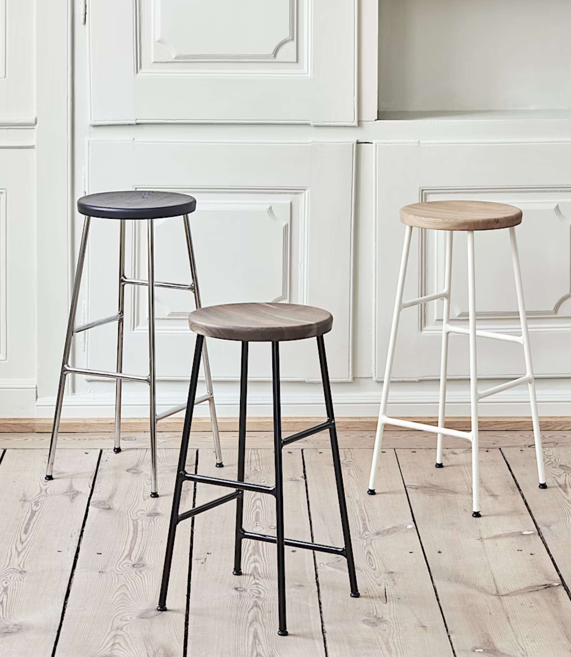 Cornet Barhocker Metall Holz Braun