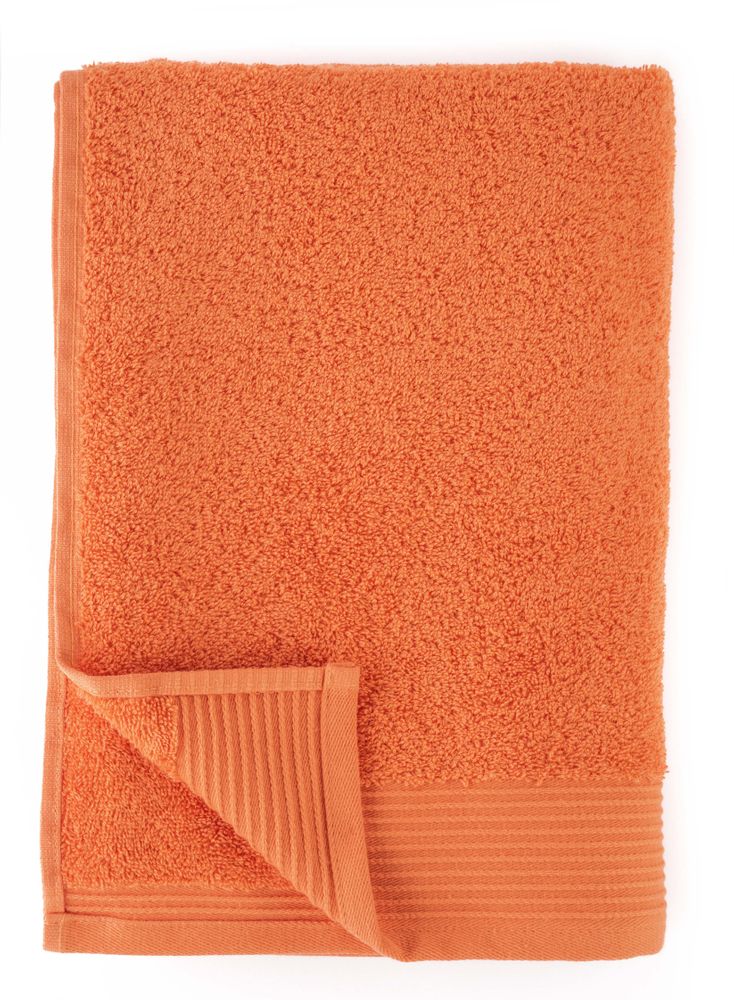 8-tlg. Frottier Handtuch-Set Orange Öko-Tex Standard 100