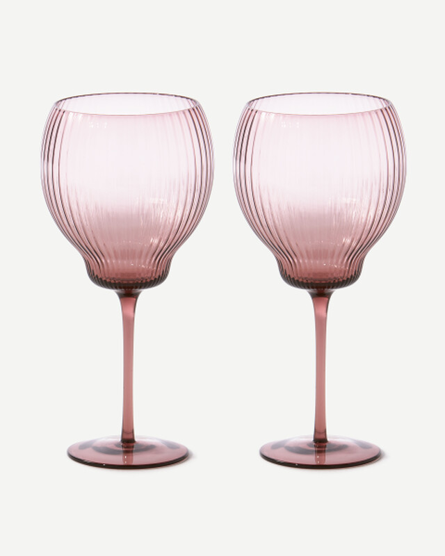 Pum Weinglas Glas Lila