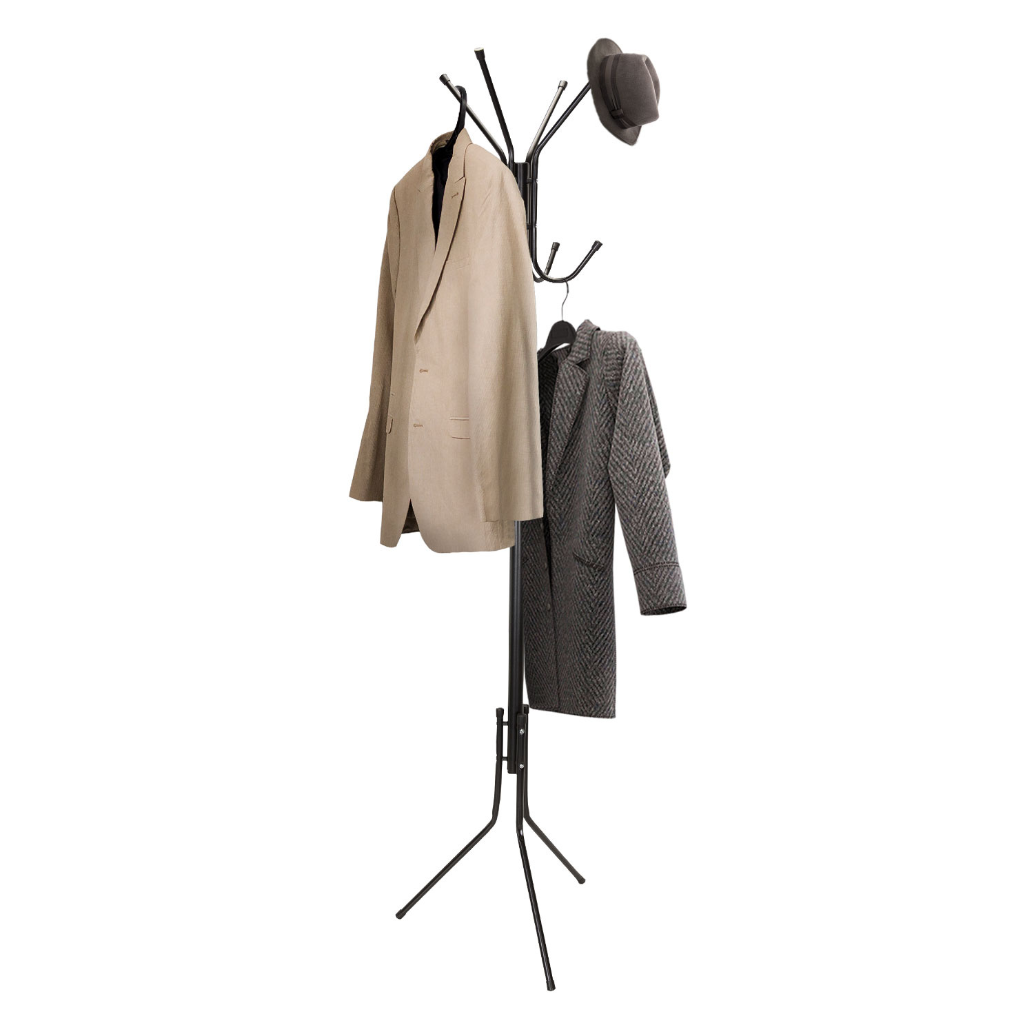 SPACE IV Garderobenständer Schwarz