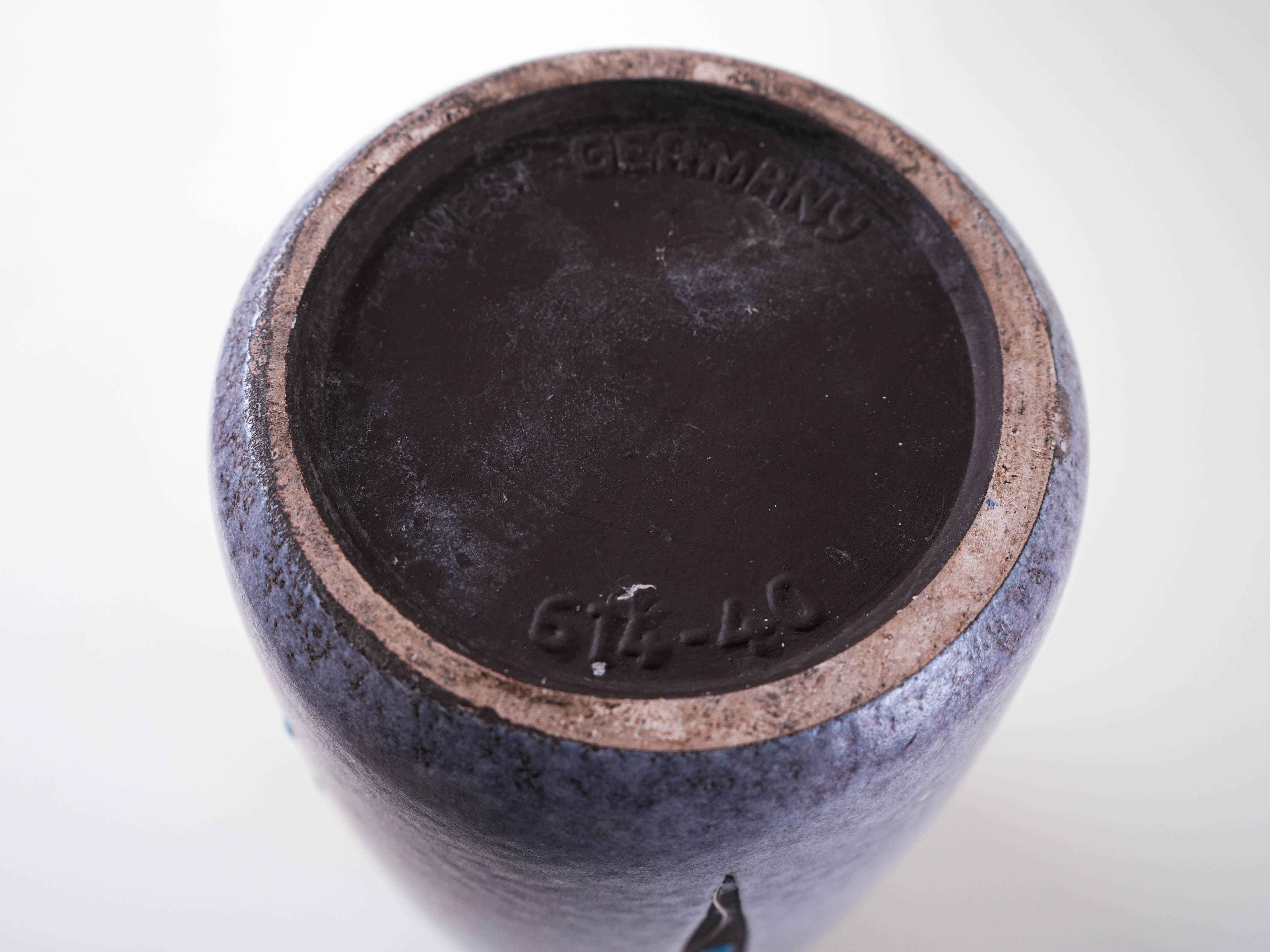Ceramic Vase Grey 1960s
