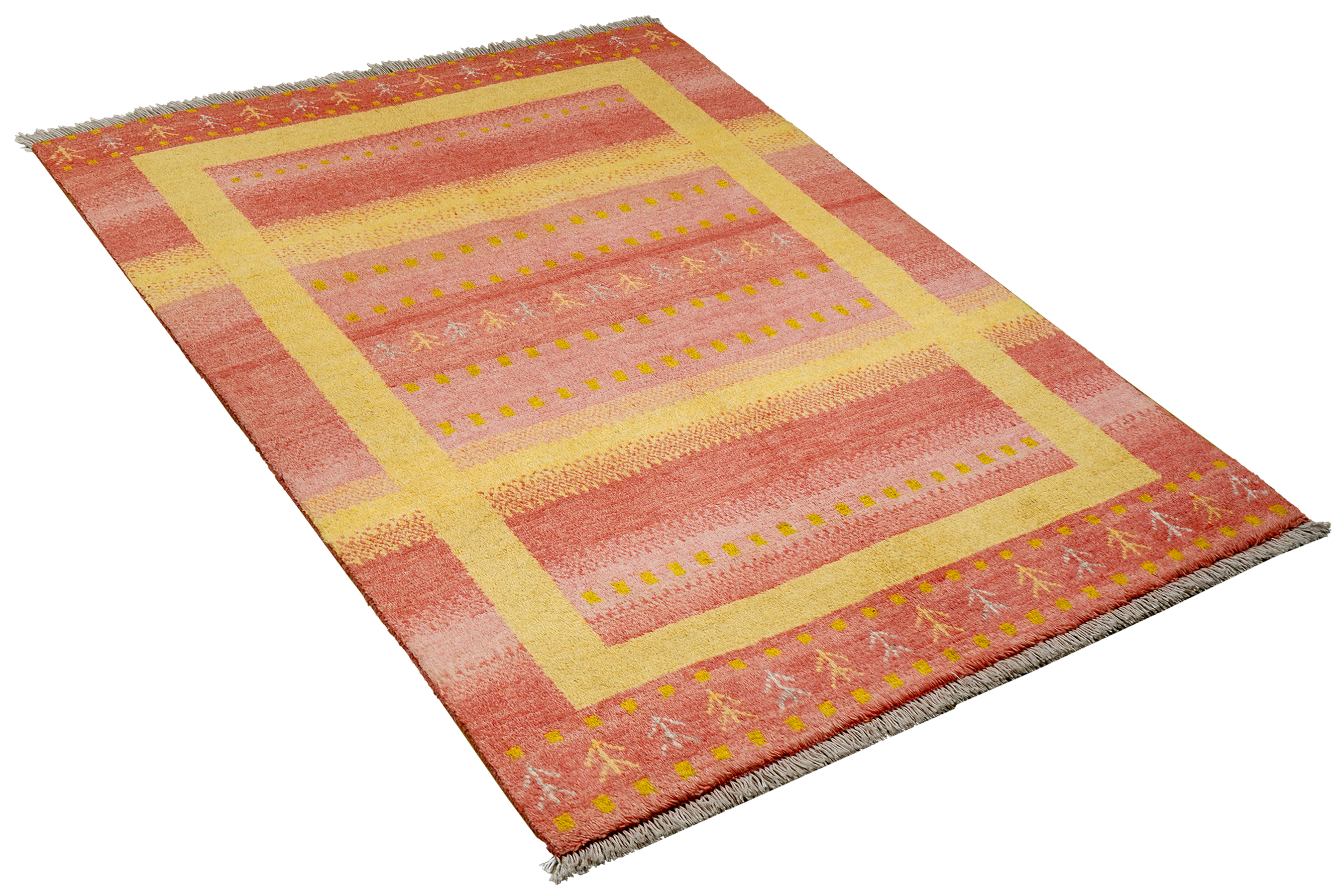 Rizbaf Gabbeh Carpet Wool Multicolor