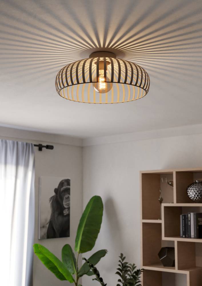 Deckenleuchte Mogano Creme Ø 28cm