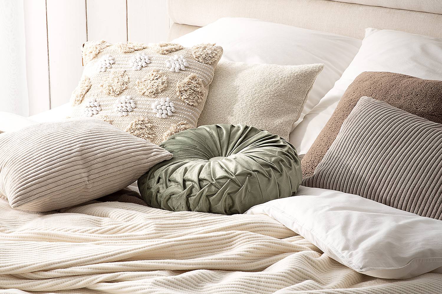 Cushion cover Zoom Nylon Taupe 45 x 45 cm