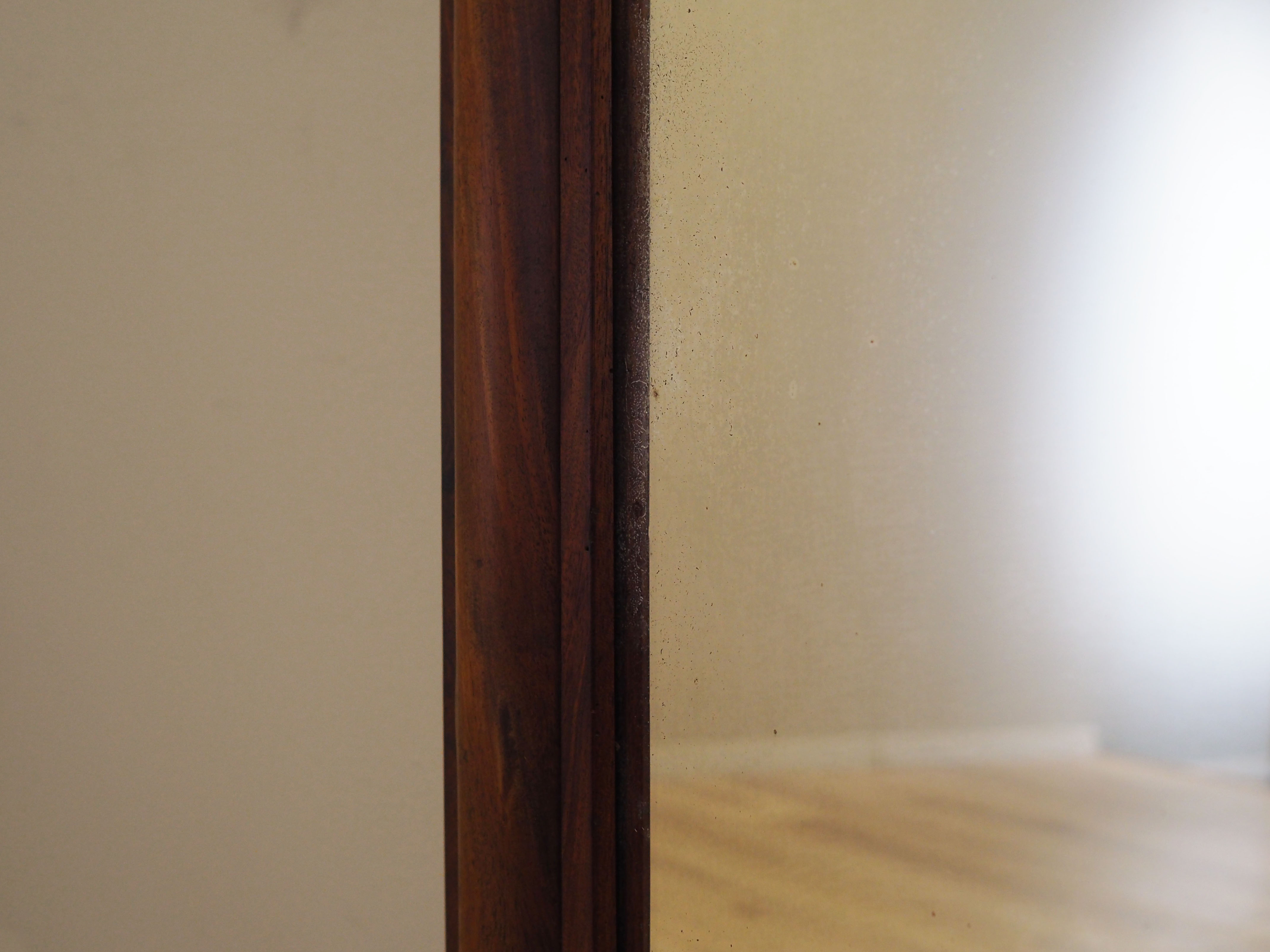 Mirror with wooden frame 1970s