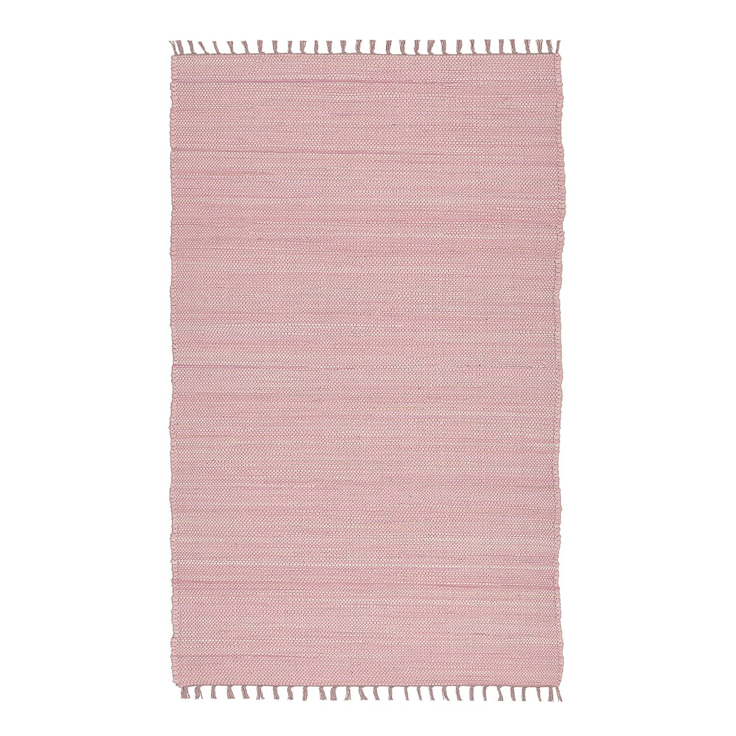 Happy Cotton Teppich Baumwolle Rosa 90 x 160 cm