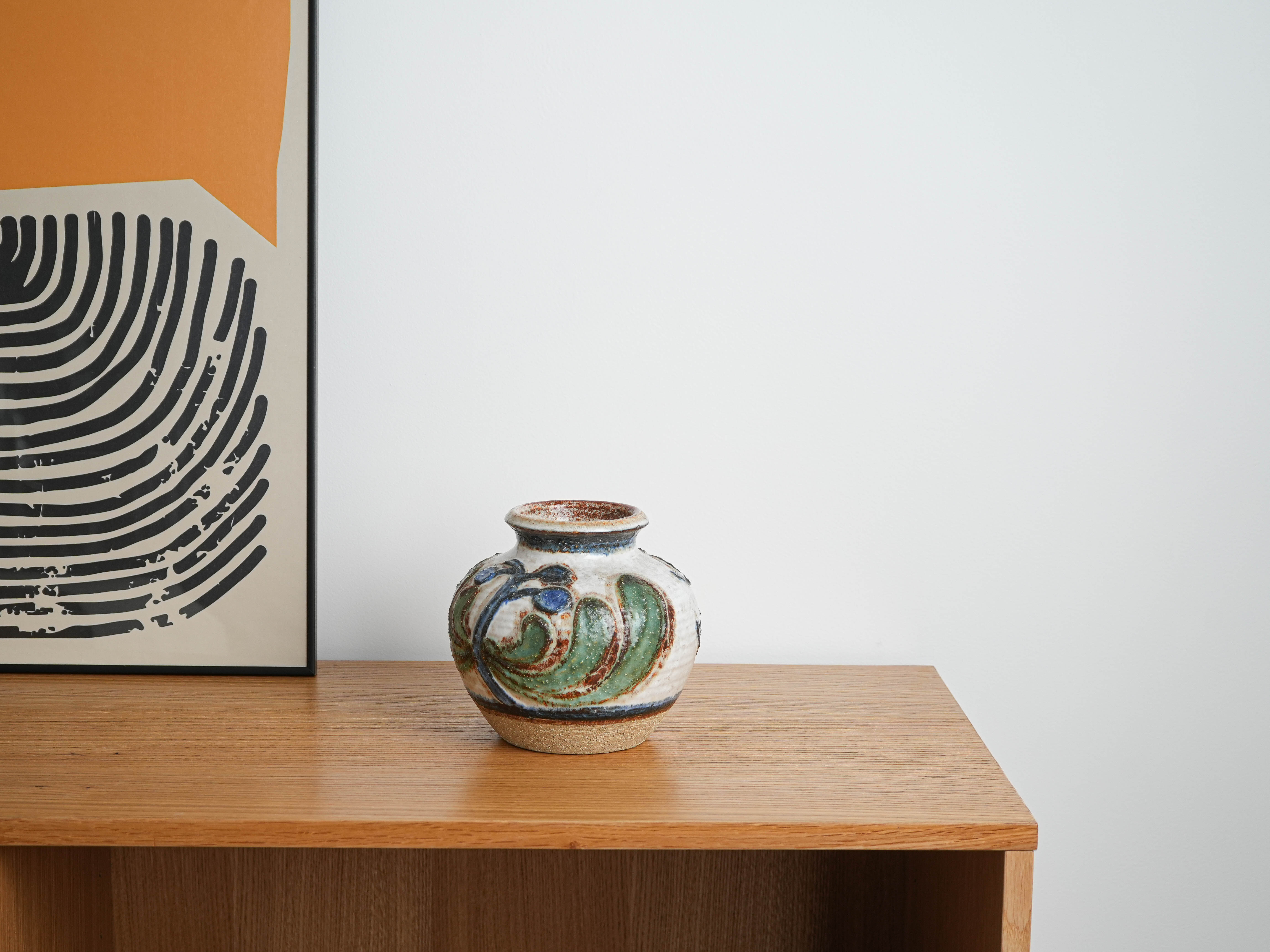 Ceramic vase 1960s Søholm