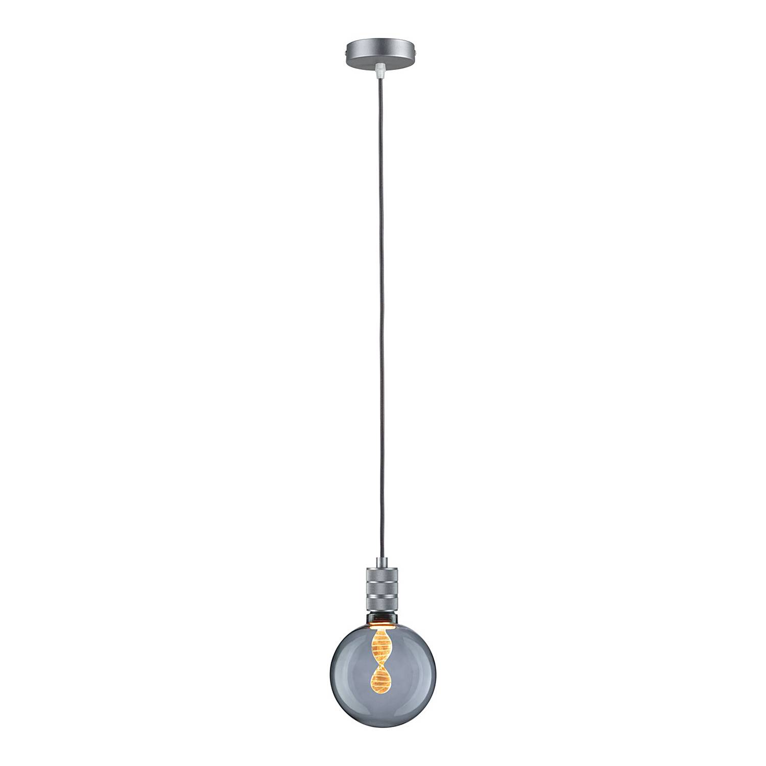 Neordic Tilla Pendelleuchte Aluminium Microfaser Grau