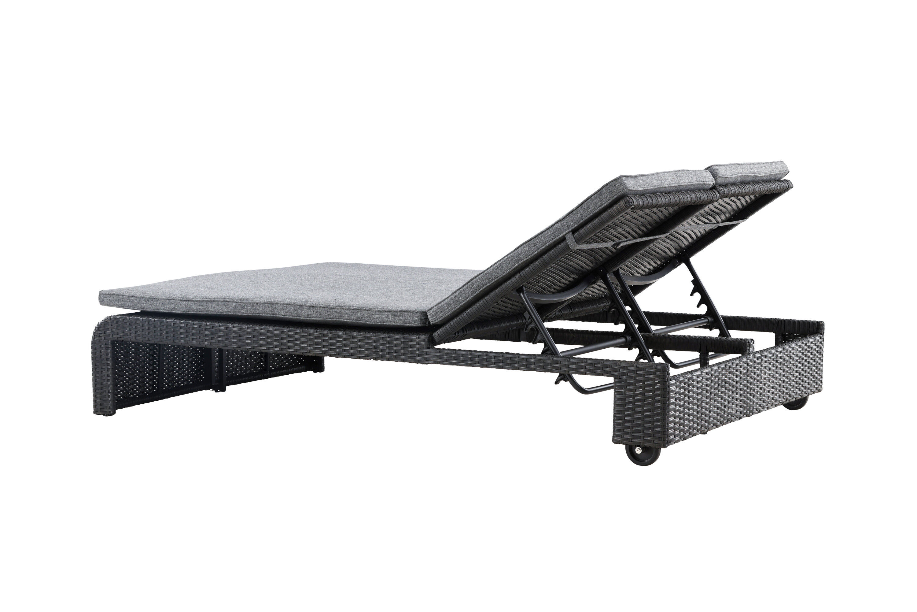 London Sonnenbank Spunpolyester Schwarz Dunkelgrau