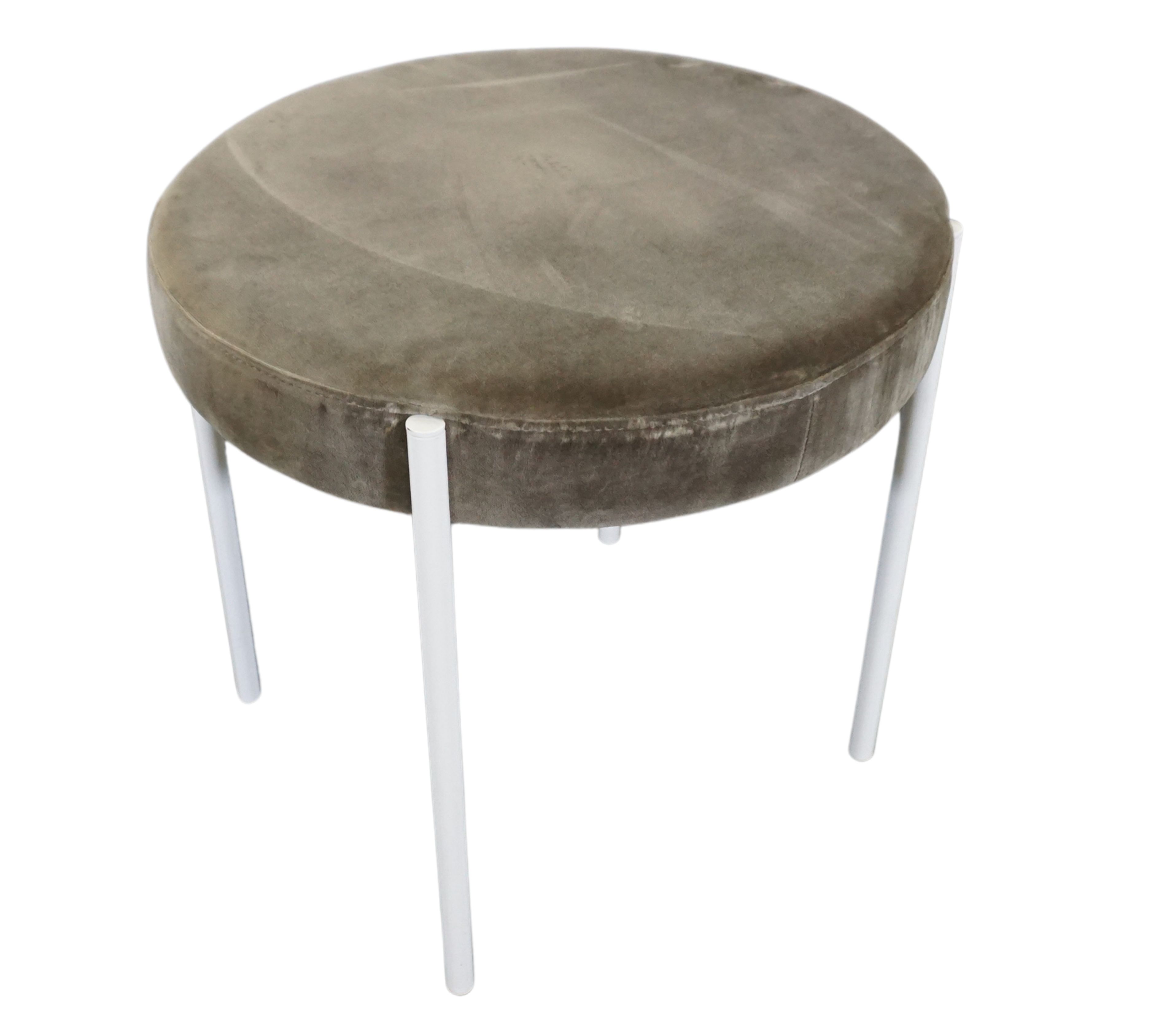 Series 430 Hocker Samt Taupe