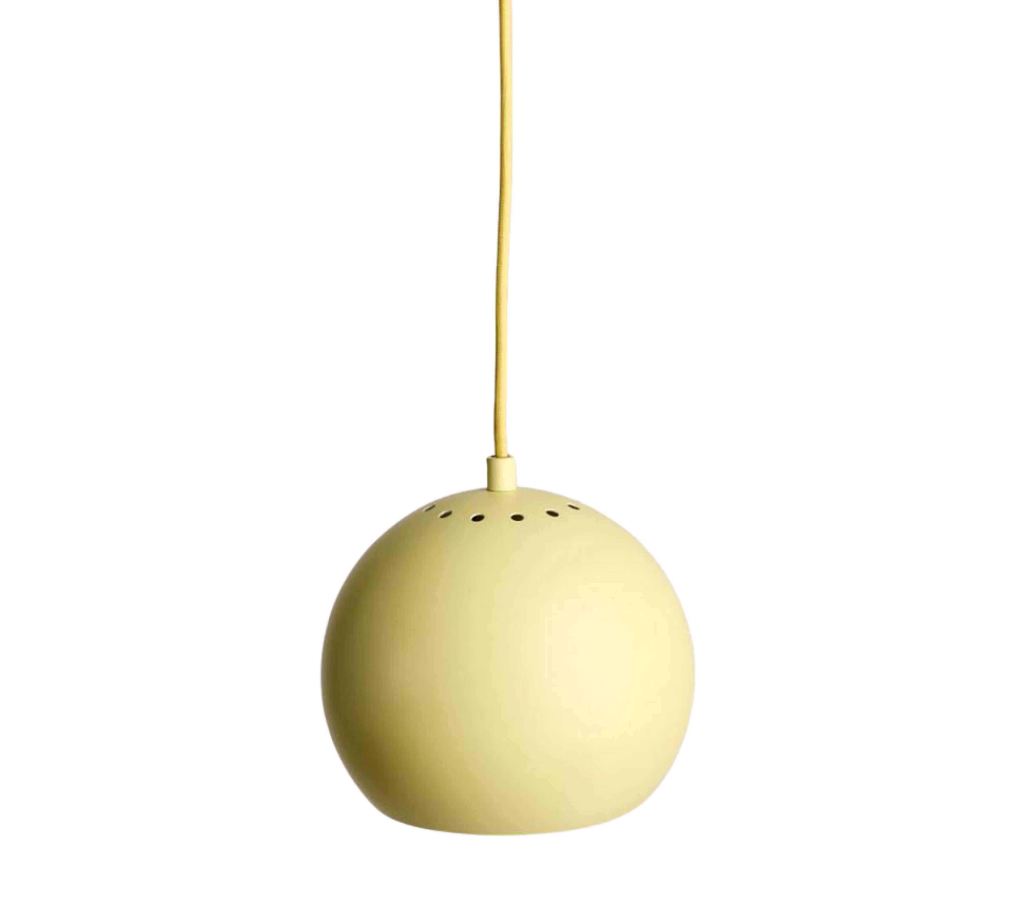 Ball Pendelleuchte Gelb Ø18cm
