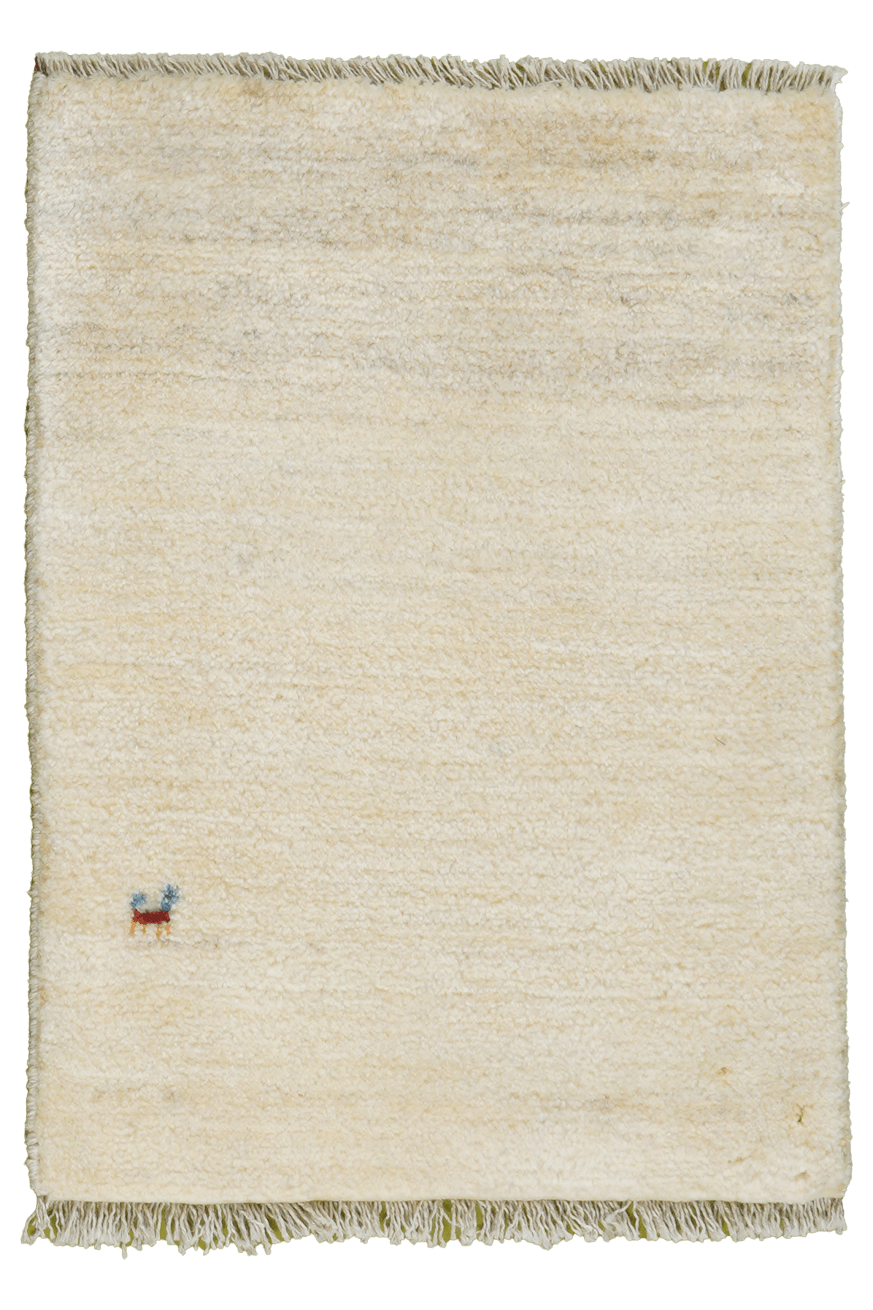 Gabbeh Teppich Wolle Beige