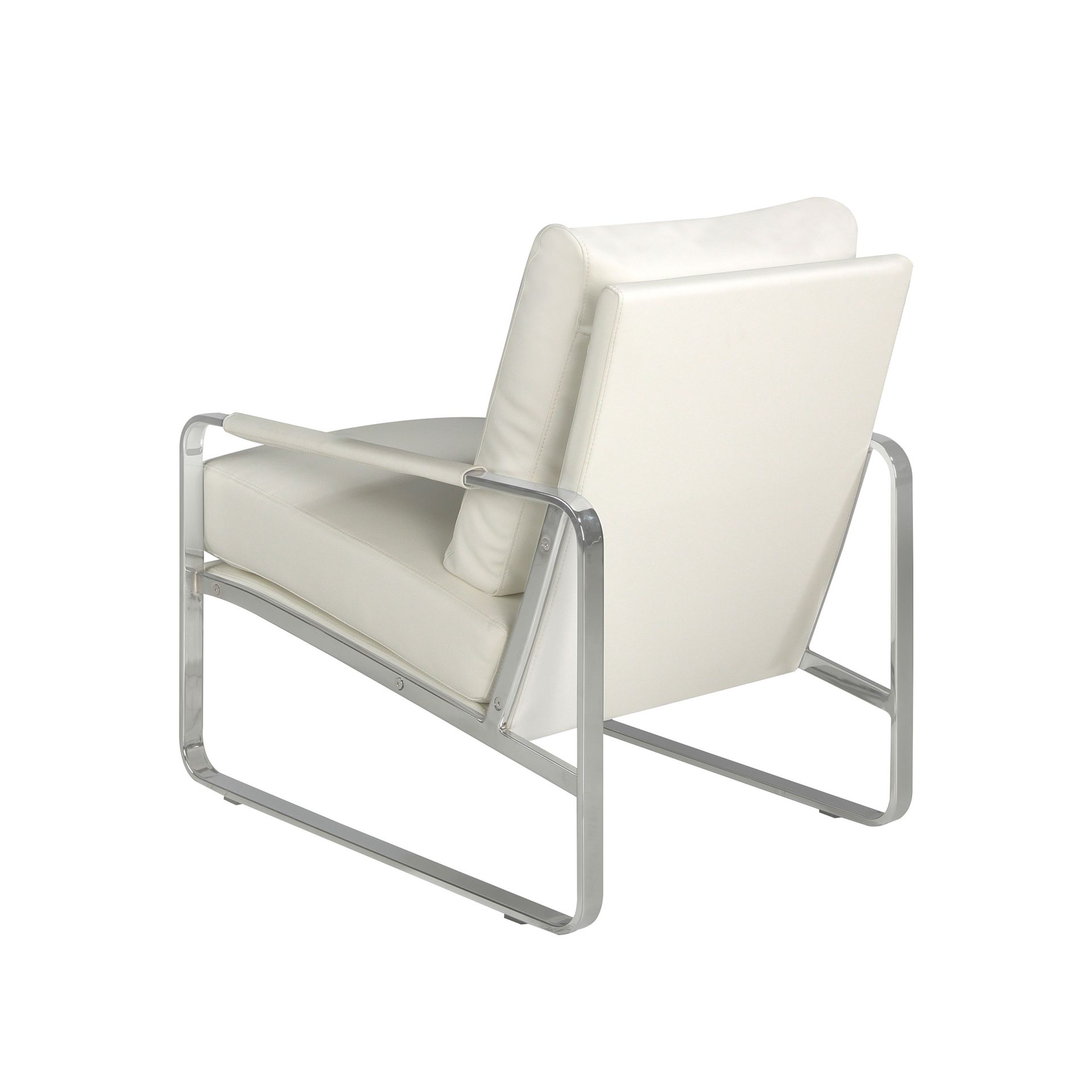 Armchair Faux Leather White