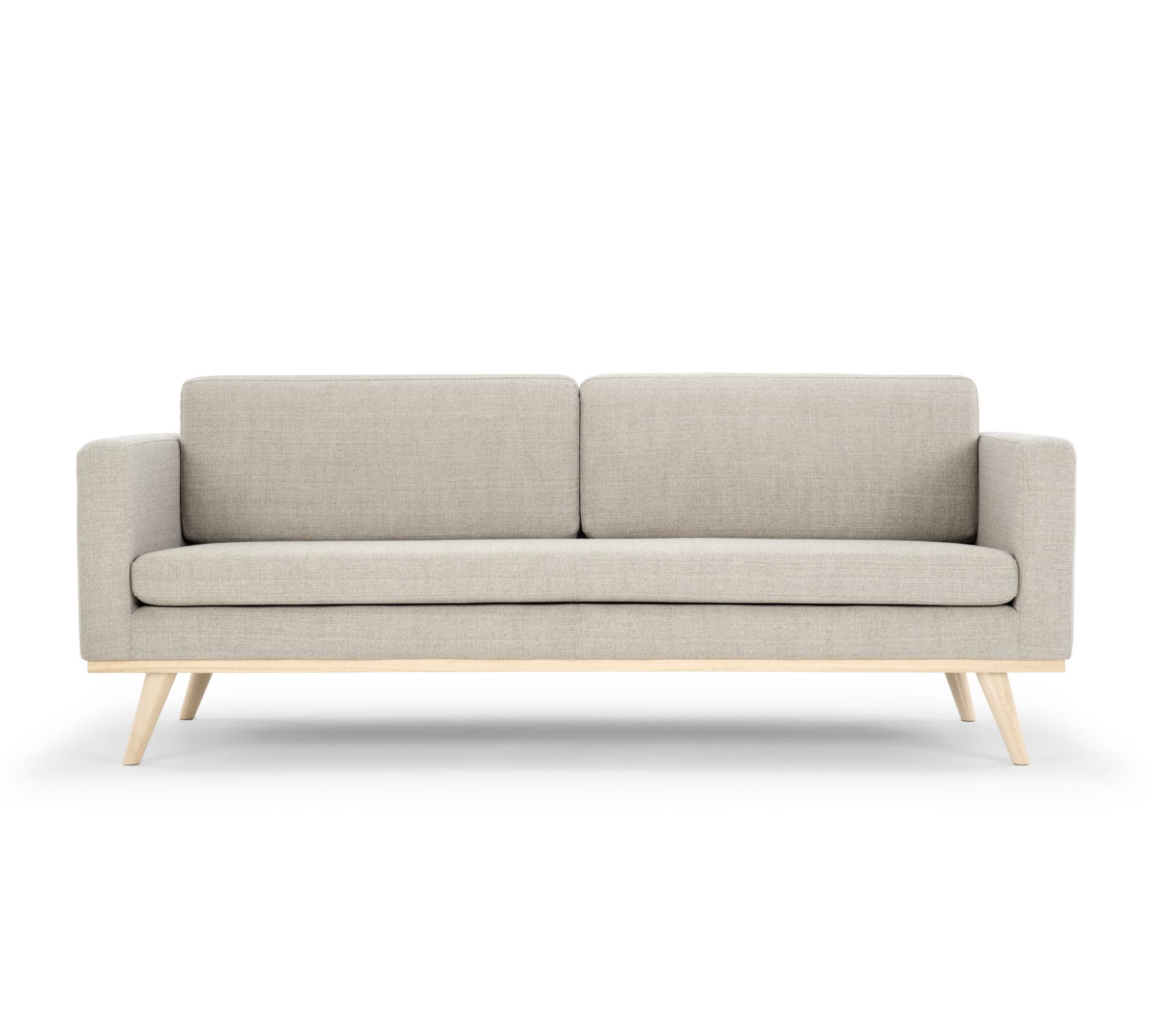 Johan Sofa 3-Sitzer Agnes Brown