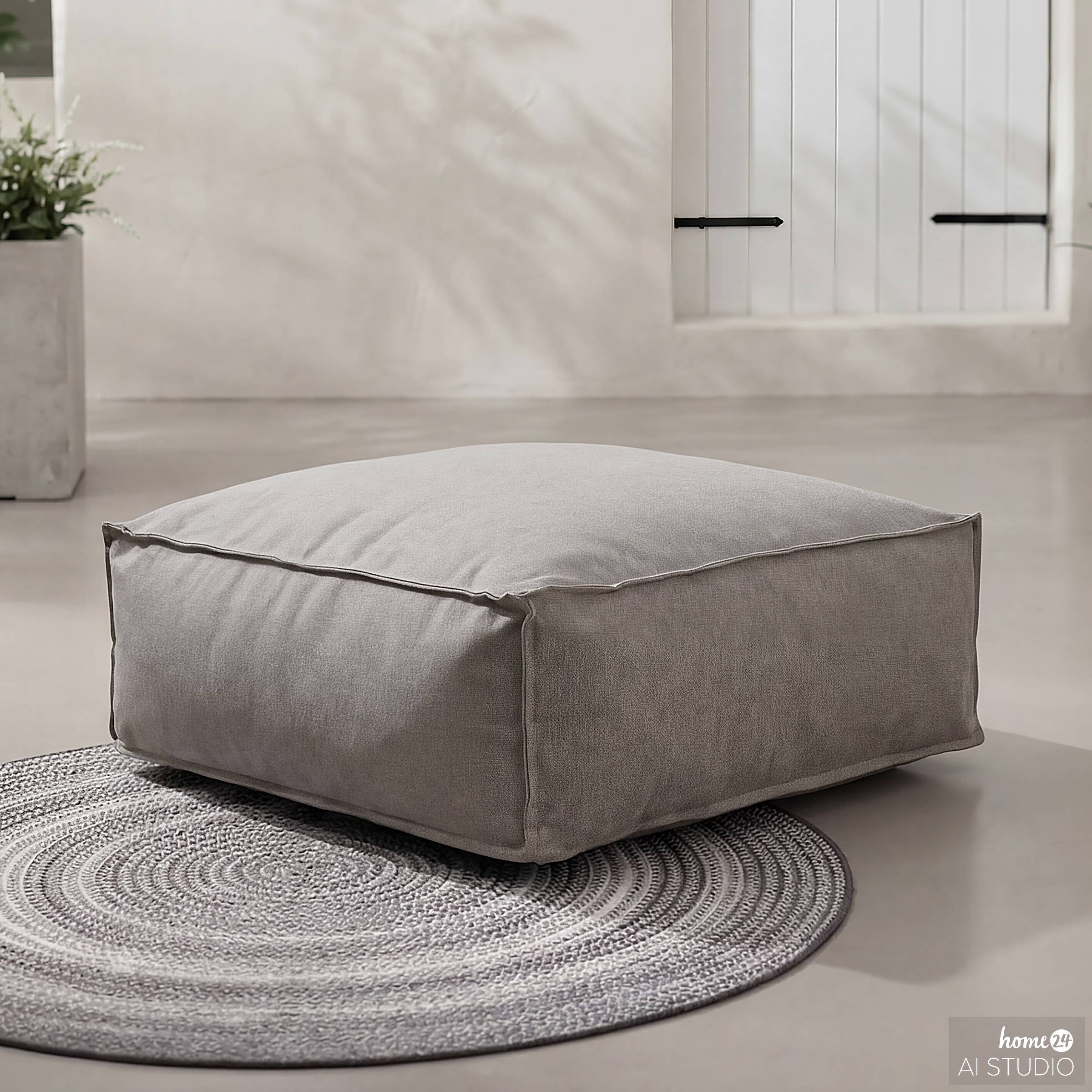 Modul-Hockerelement Baya Olefin Beige